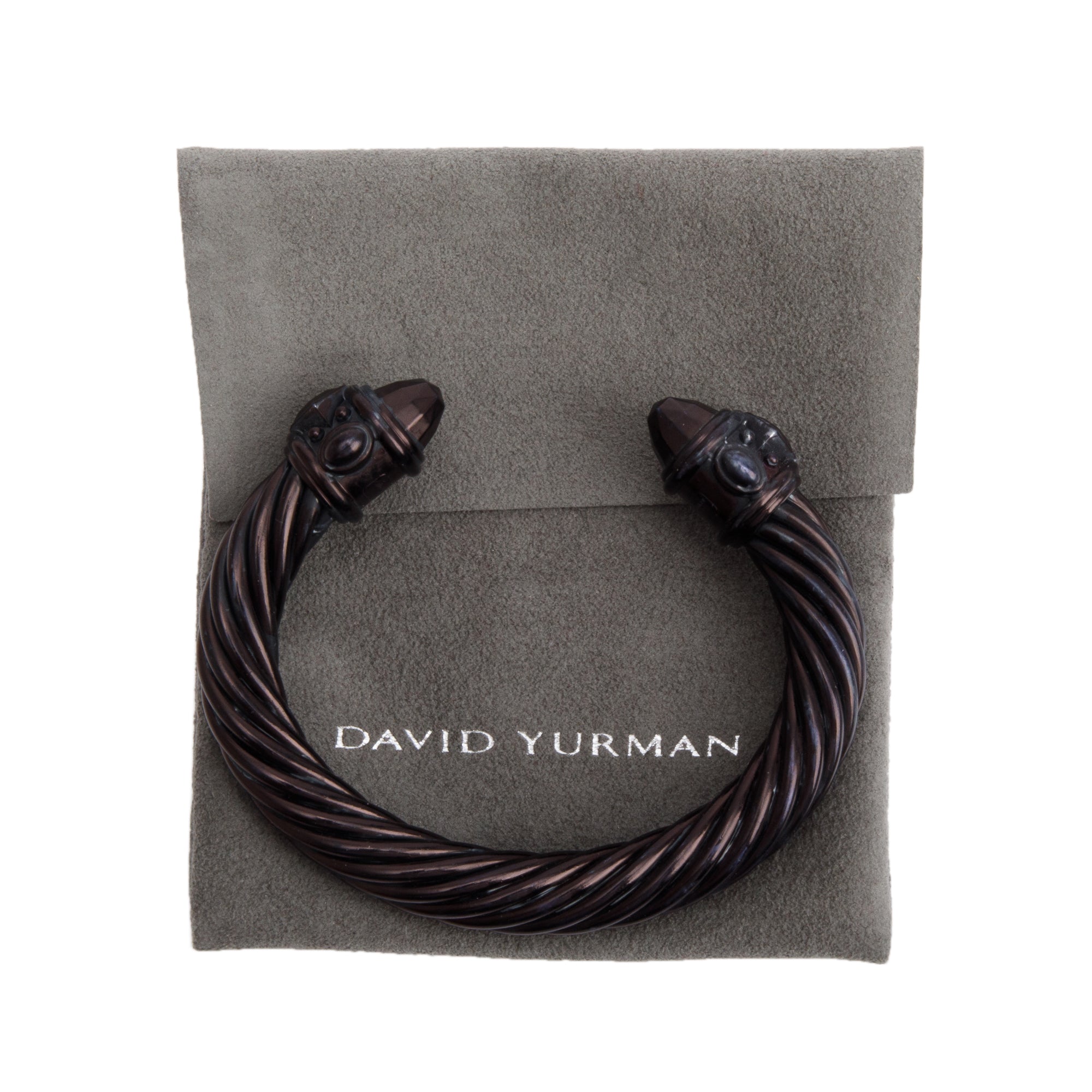 David Yurman Black Aluminium 10 MM Renaissance Bracelet