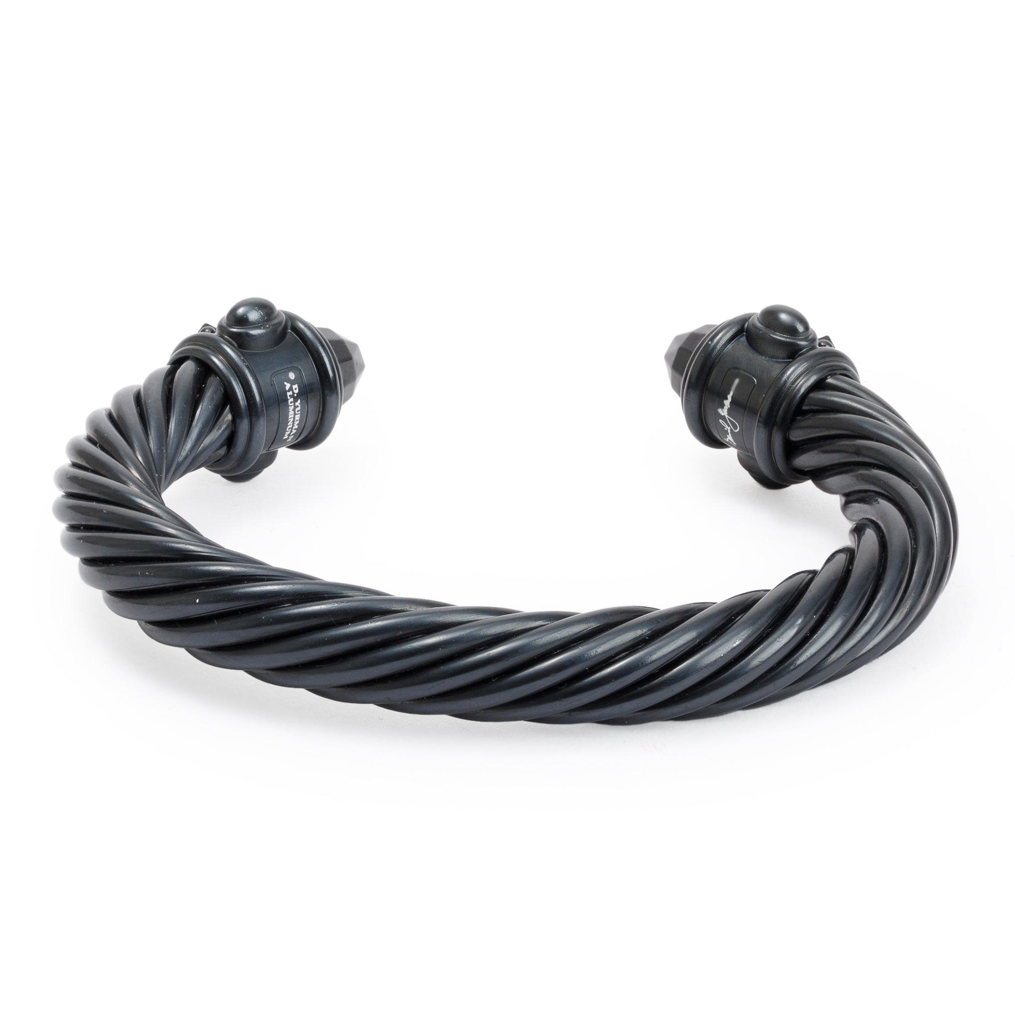 David Yurman Black Aluminium 10MM Renaissance Bracelet w/ Box