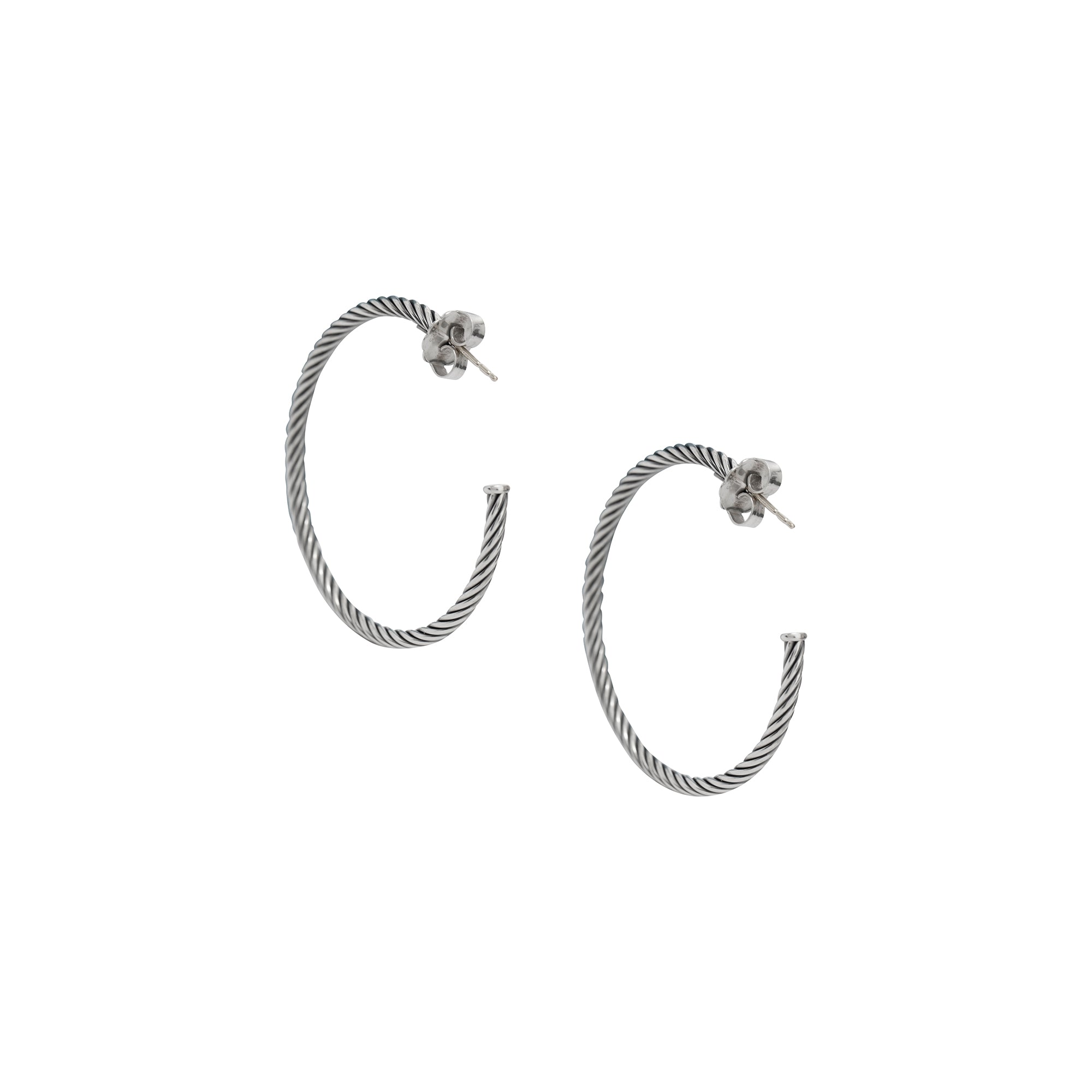 David Yurman Cable Hoop Earrings