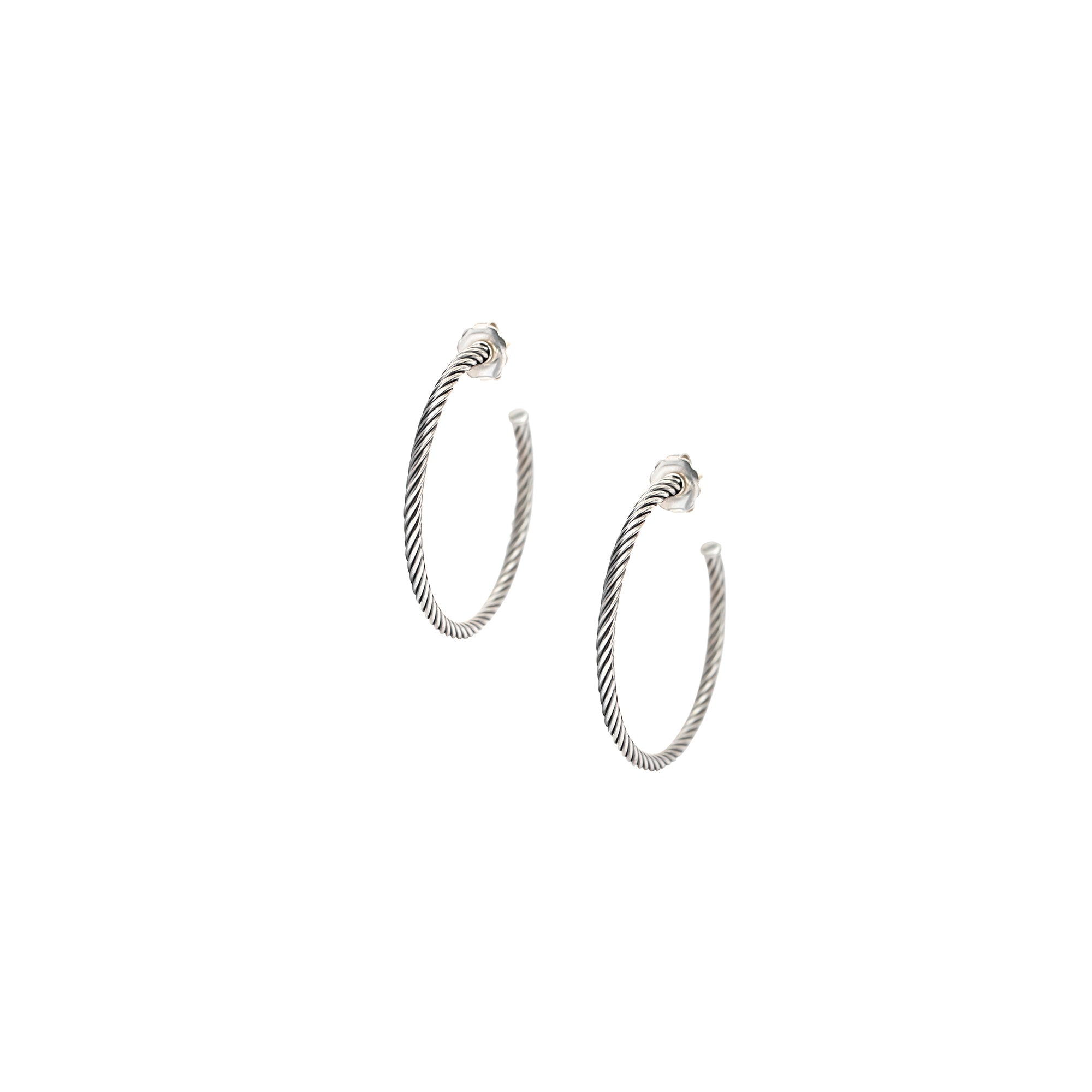 David Yurman Cable Hoop Earrings