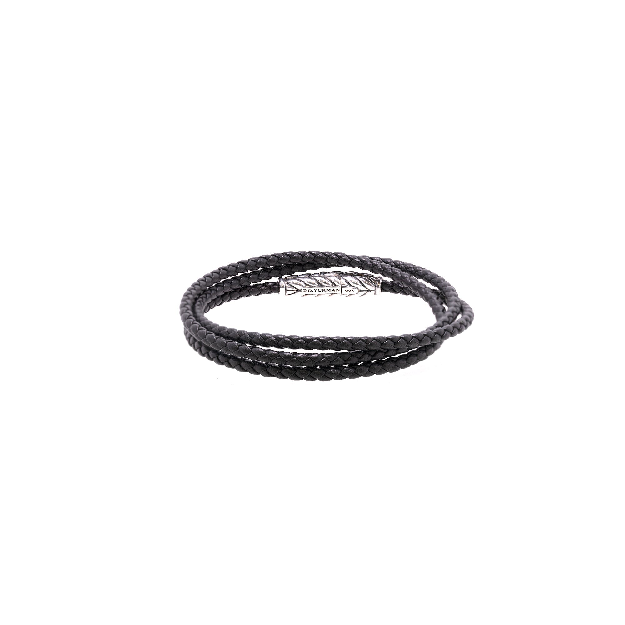 David Yurman Chevron Triple-Wrap Bracelet