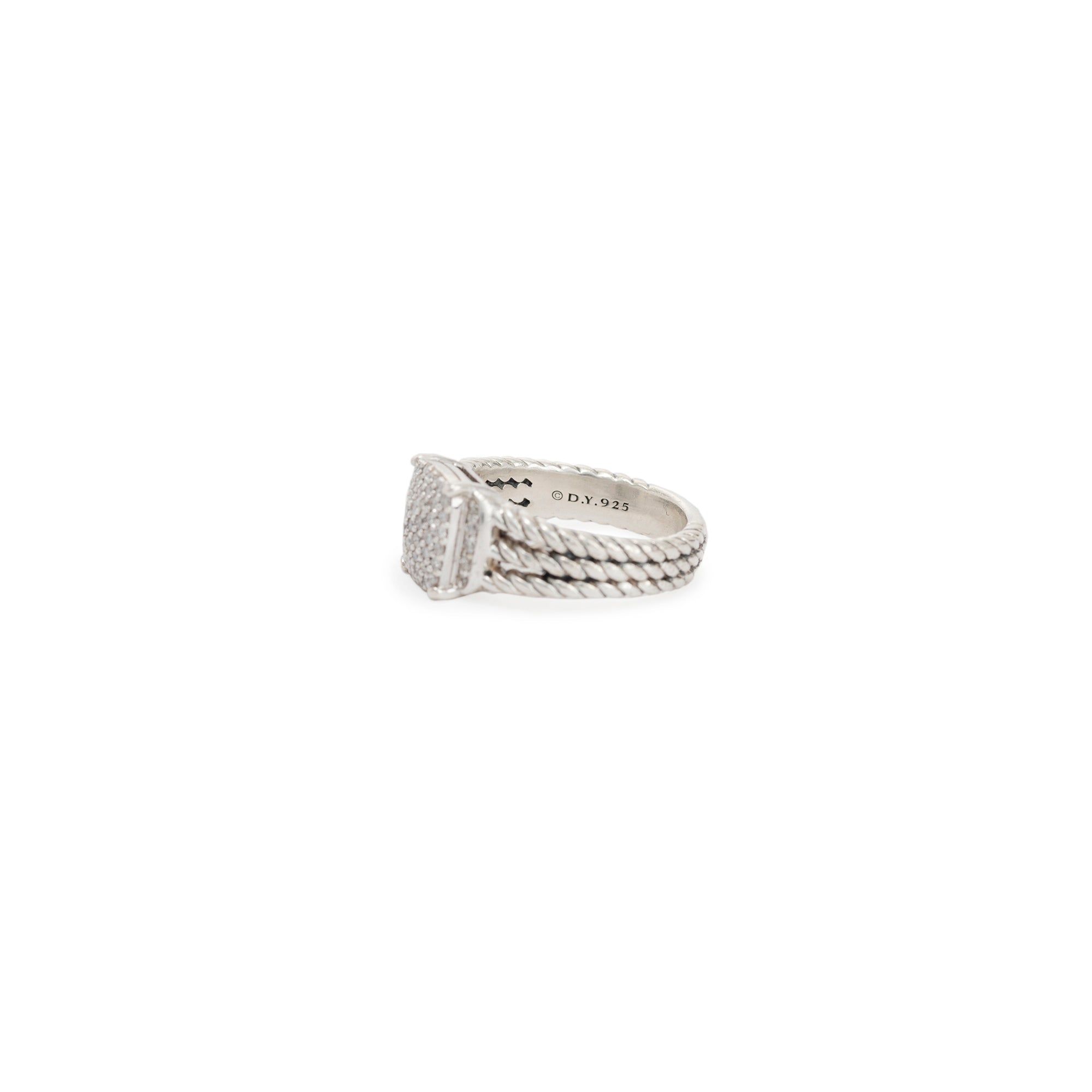 David Yurman Diamond Petite Wheaton Ring