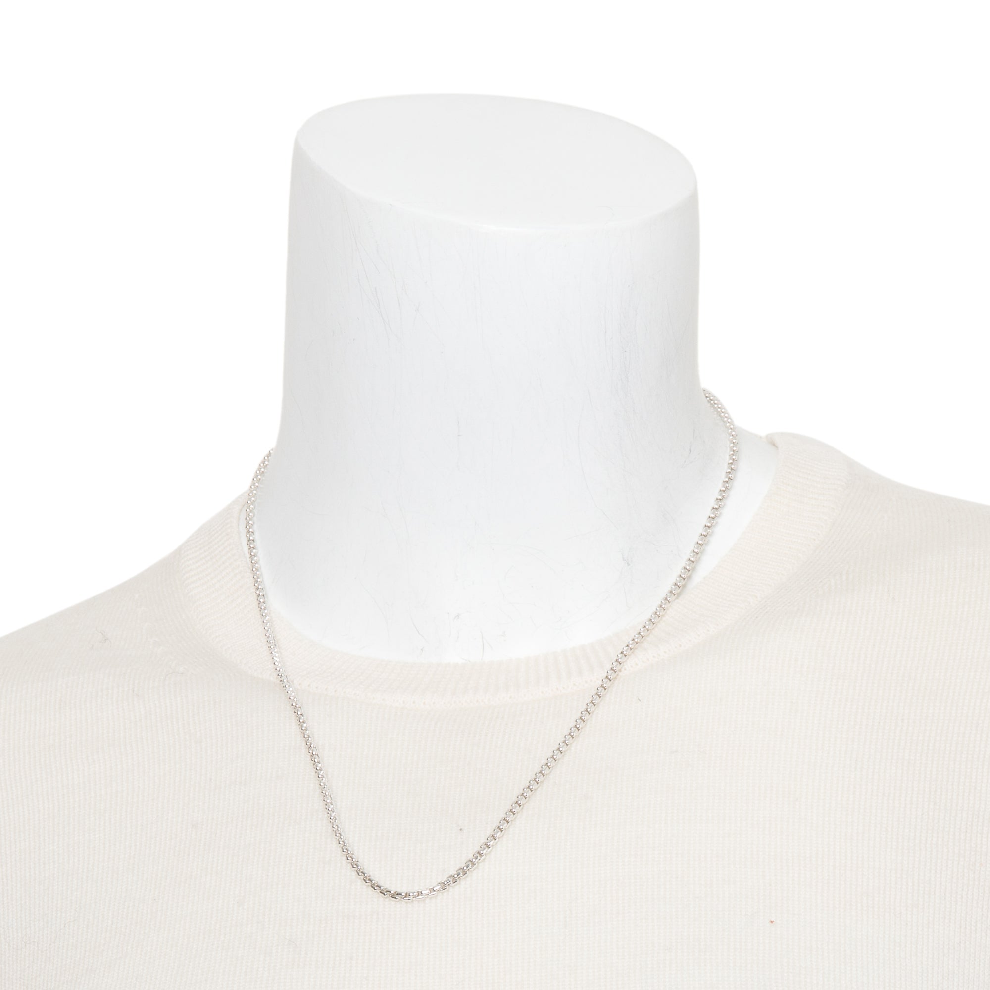 David Yurman Sterling Silver & 14k Yellow Gold 2.7 MM Box Chain Necklace, 20"