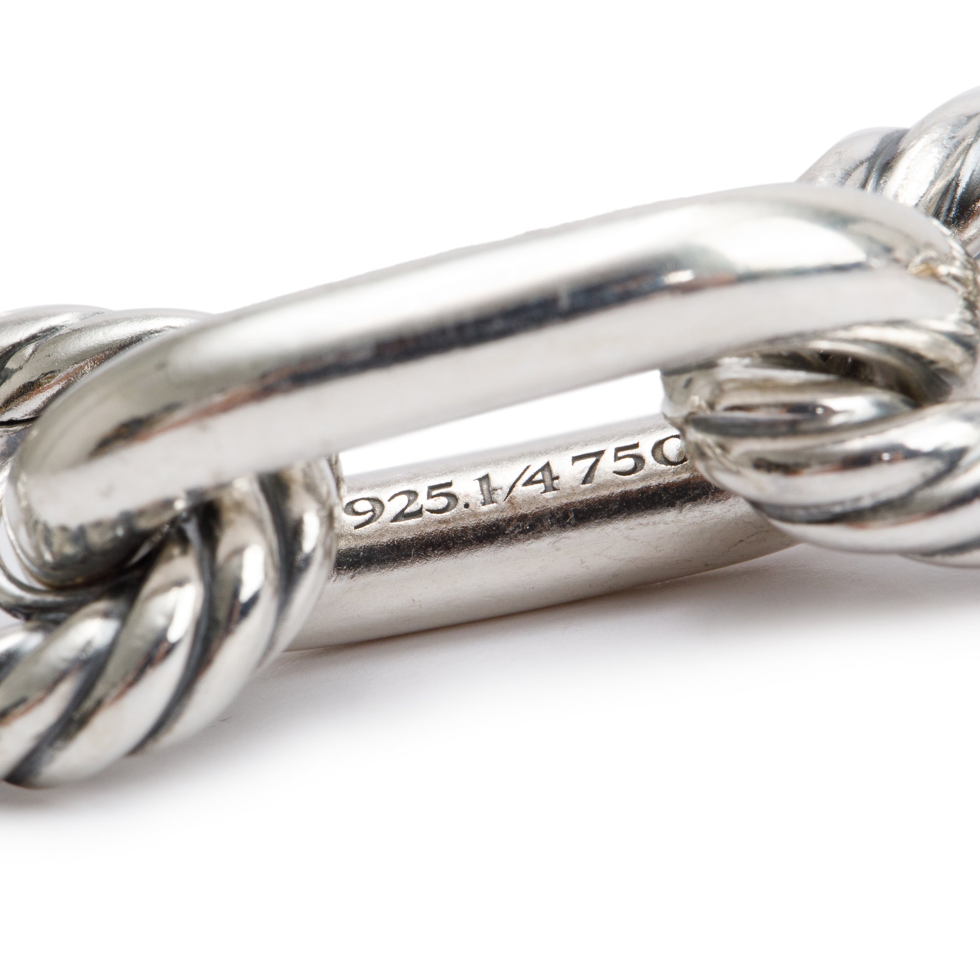 David Yurman Sterling Silver & 18k Yellow Gold Madison Chain Bracelet, 13.5 MM