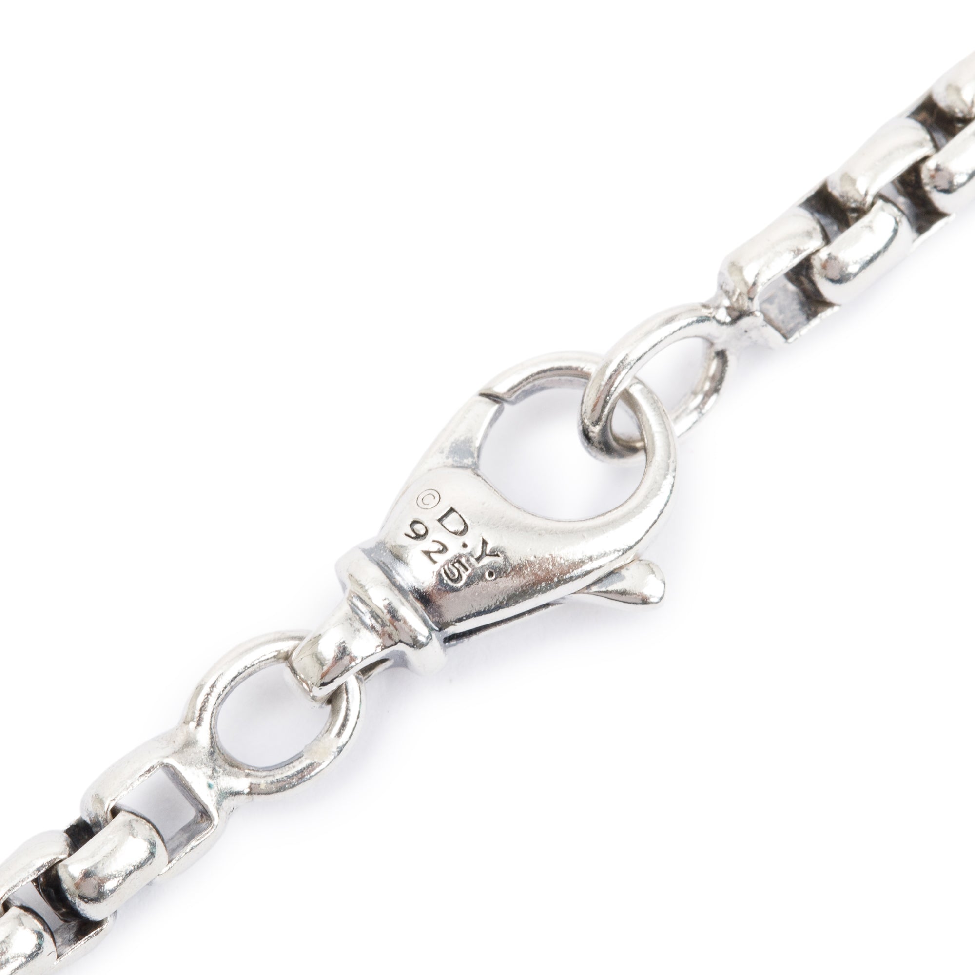 David Yurman Sterling Silver 3.6 MM Box Chain Necklace