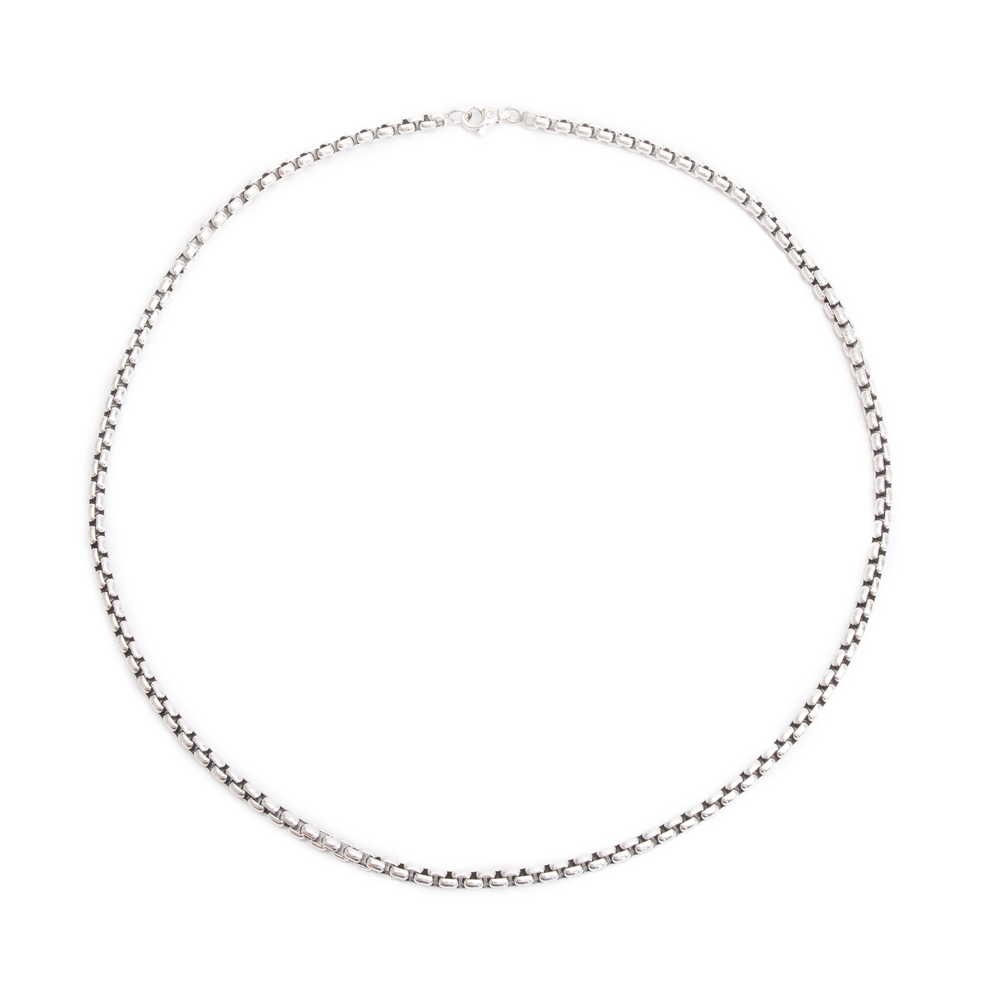David Yurman Sterling Silver 4.8 MM Box Chain Necklace, 24"