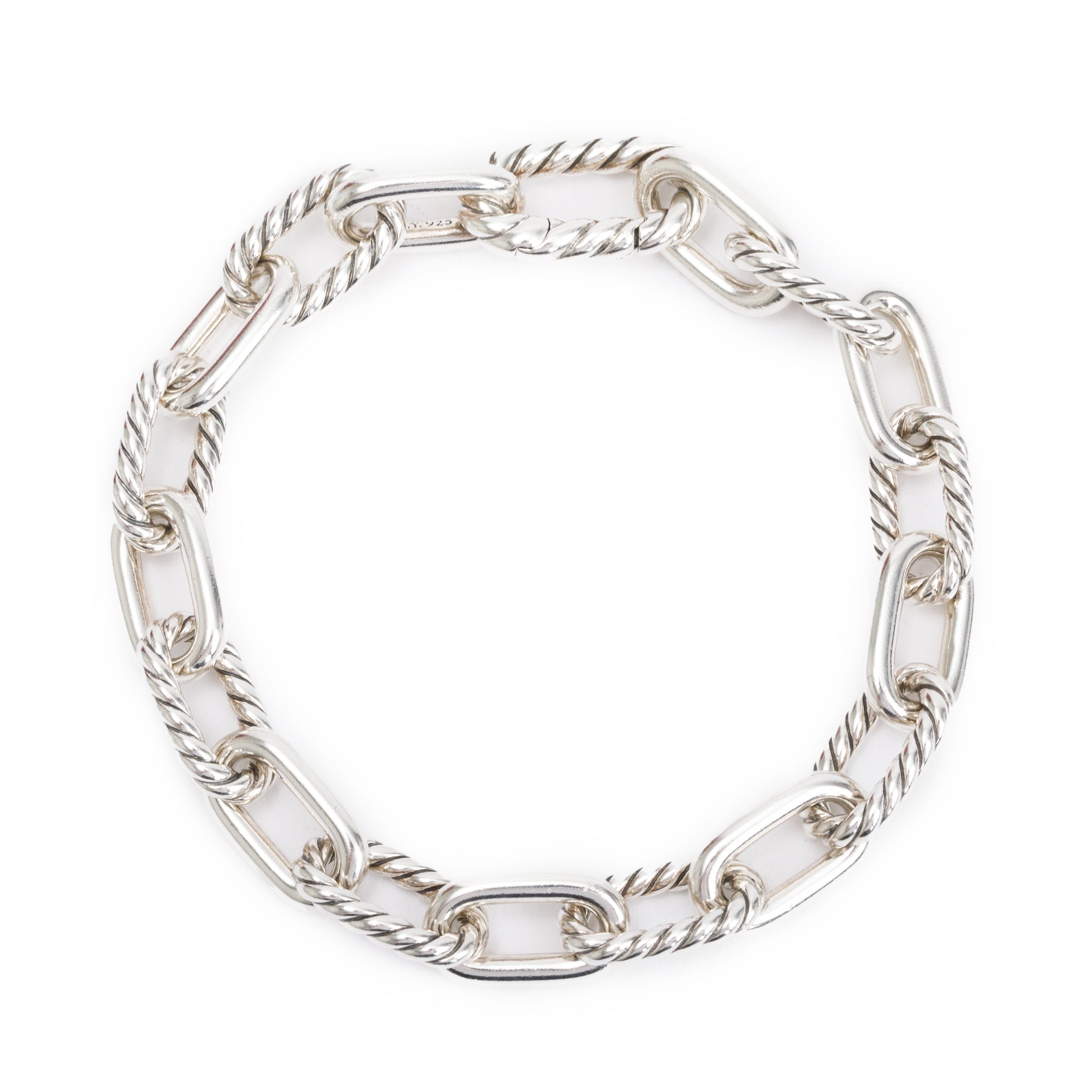 David Yurman Sterling Silver 8.5MM Madison Chain Bracelet