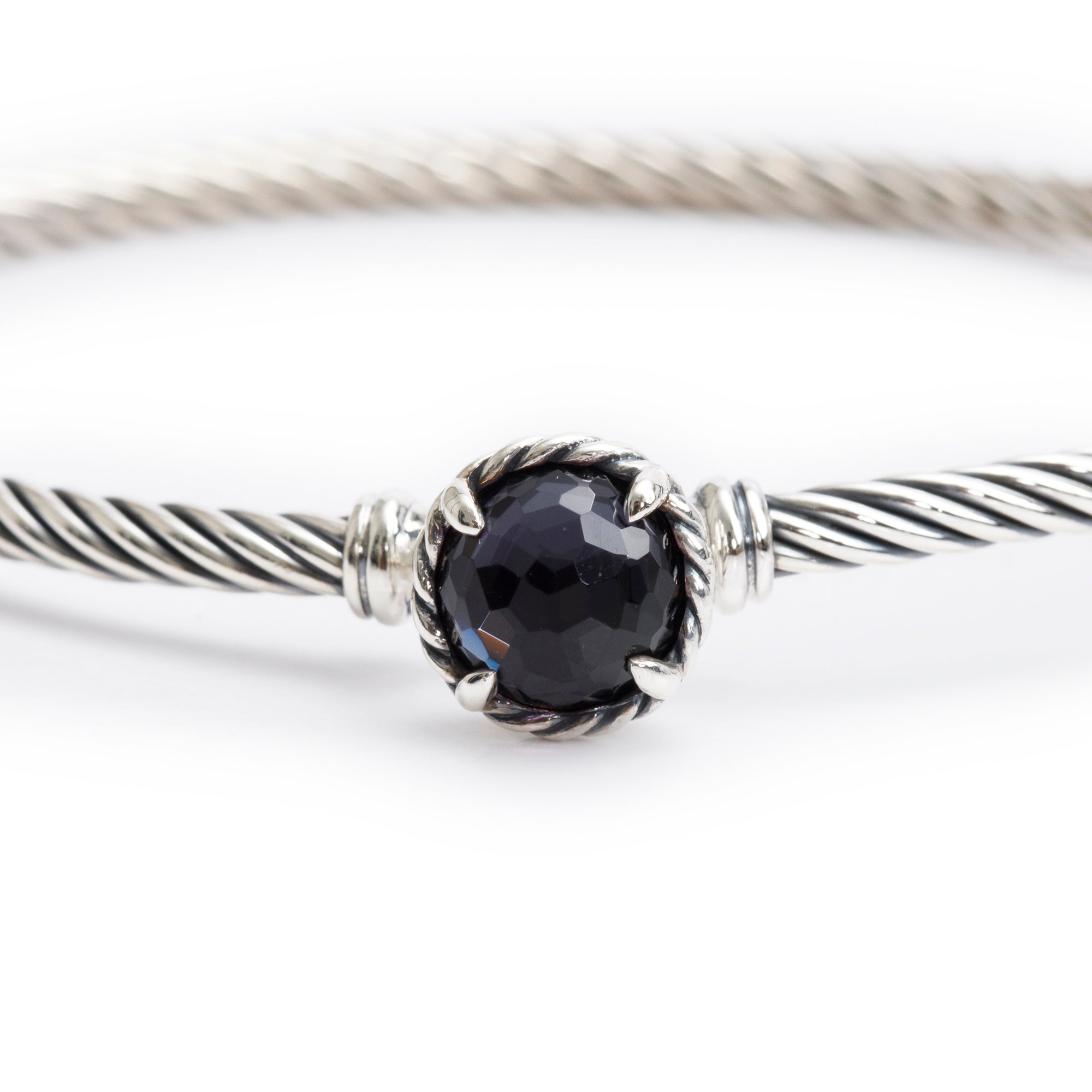 David Yurman Sterling Silver Black Orchid Chatelaine Bracelet