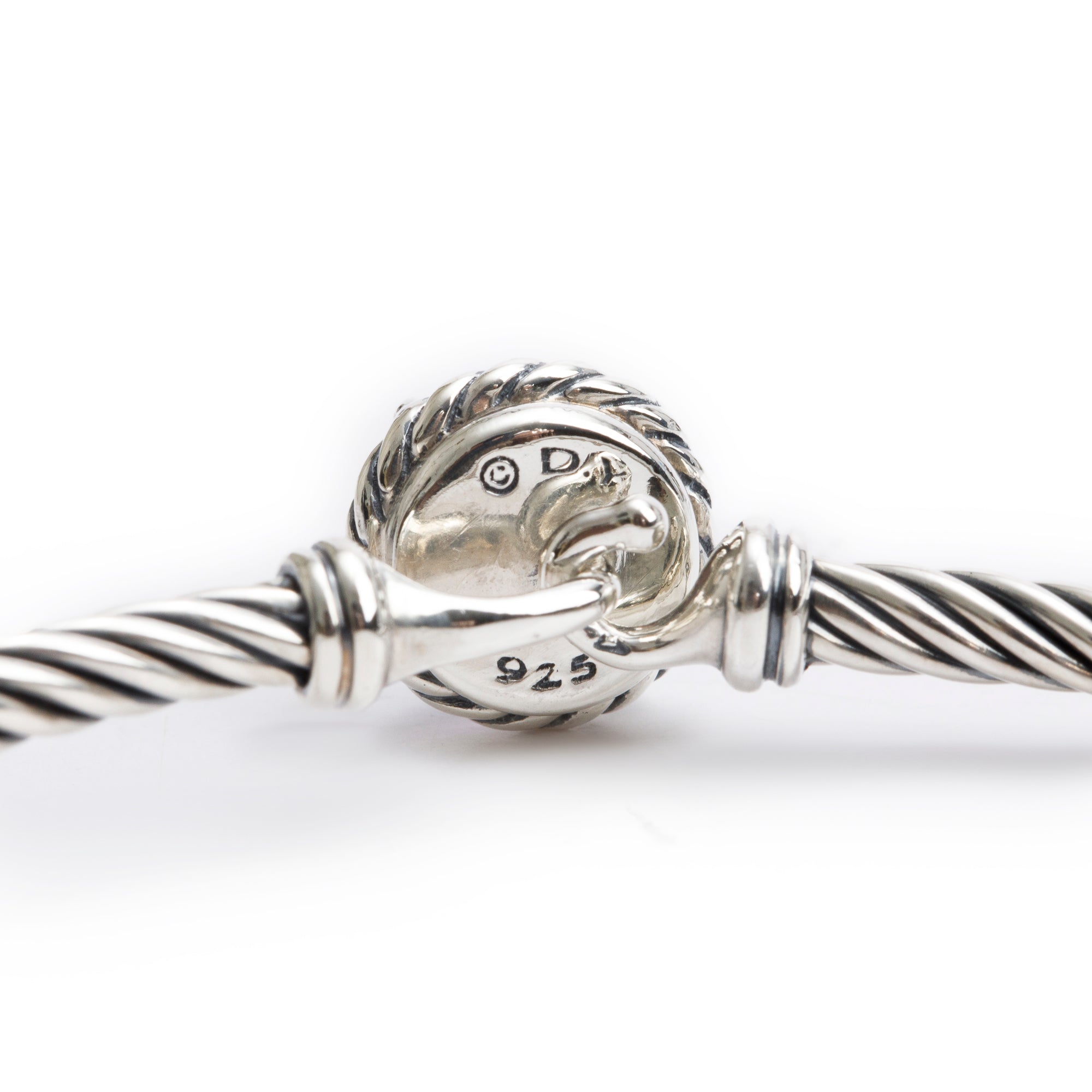 David Yurman Sterling Silver Black Orchid Chatelaine Bracelet