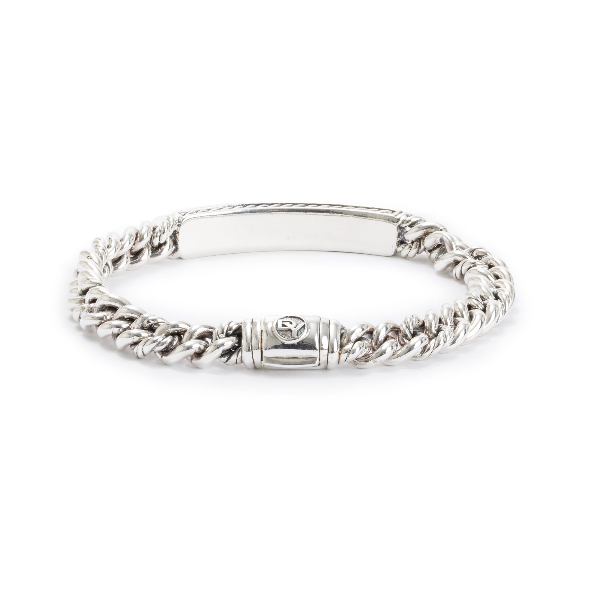 David Yurman Sterling Silver Diamond Love Bracelet