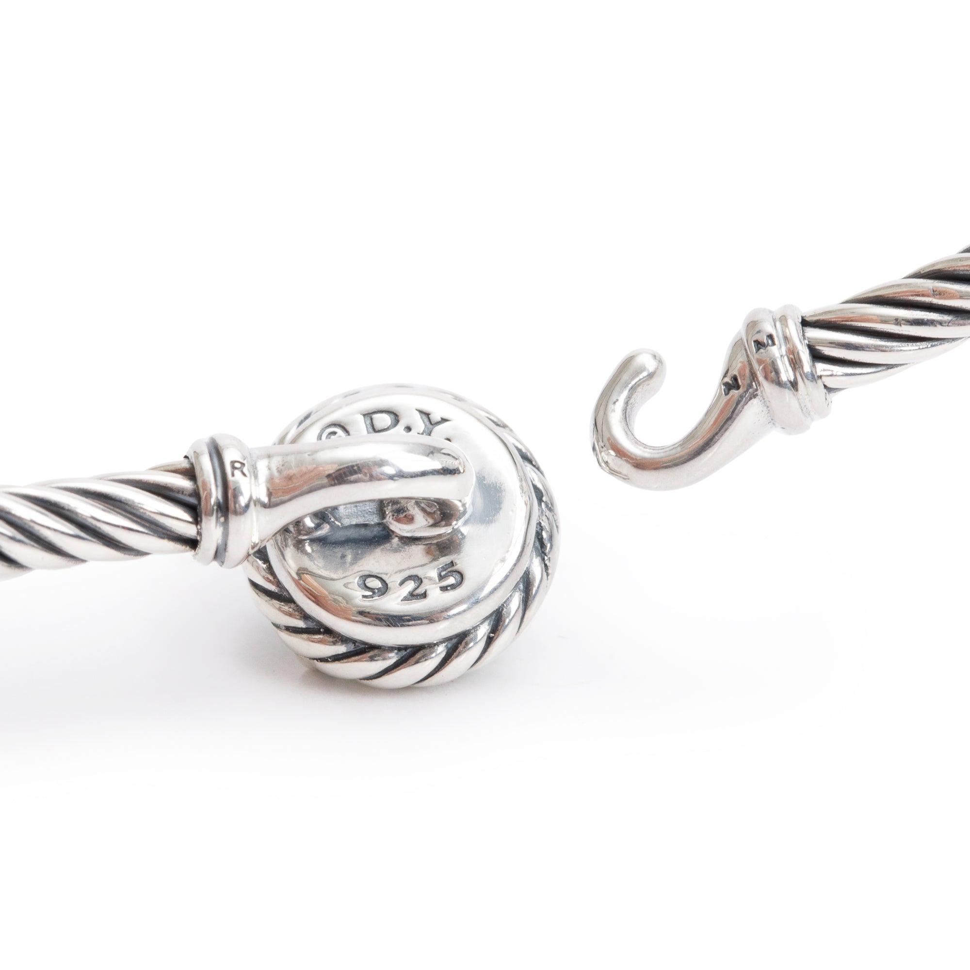 David Yurman Sterling Silver Prasiolite Petite Chatelaine Bracelet, 3MM