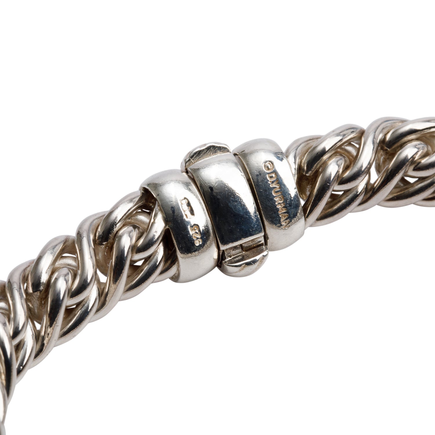 David Yurman Sterling Silver Wheat Chain Bracelet