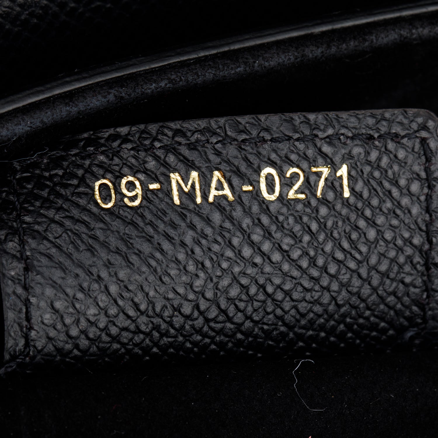 Christian Dior 2021 Black Grained Calfskin Saddle Bag