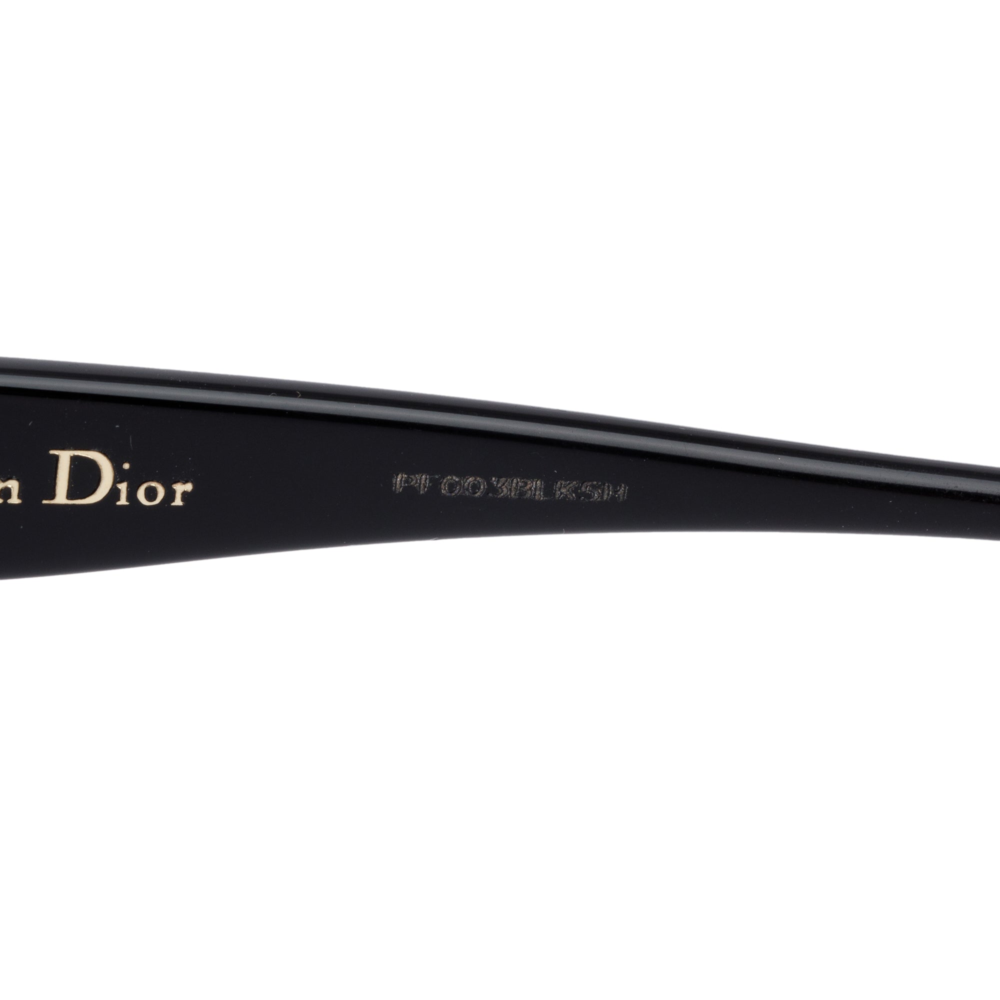 Dior Black Acetate DiorMohotani Cat Eye Sunglasses w/ Case