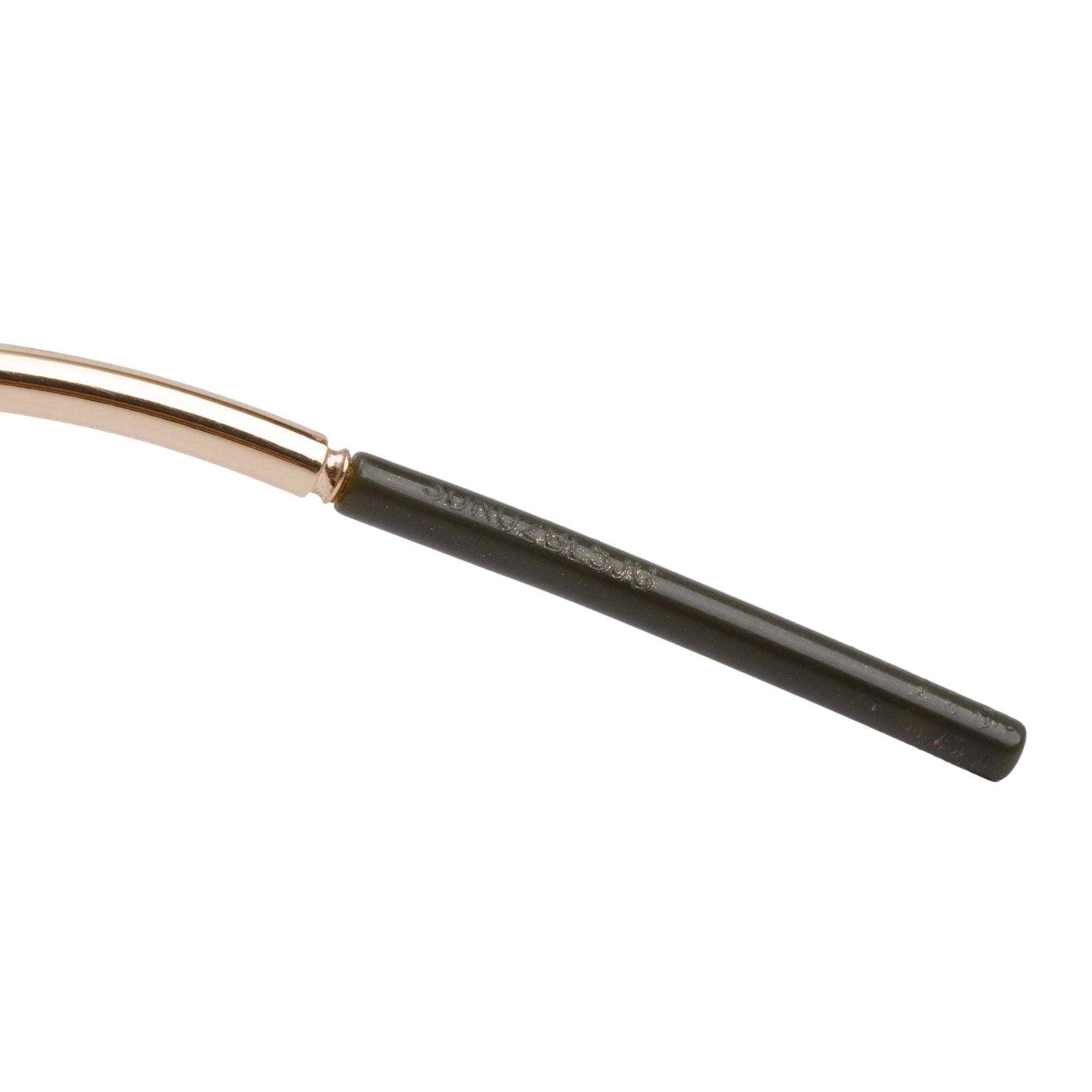 Dior Gold-Tone Metal Frame DiorSplit 1 Aviator Sunglasses w/ Case