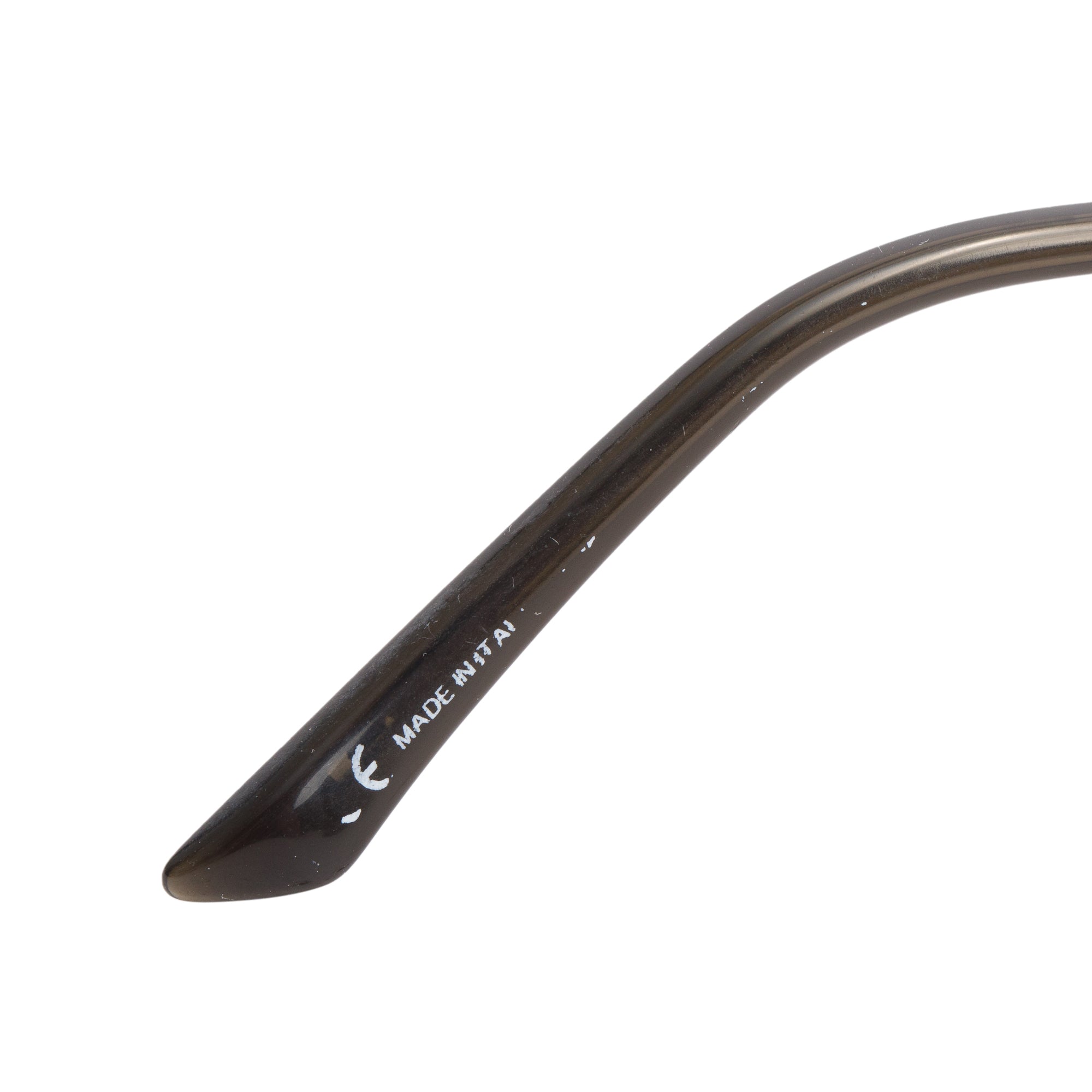 Dior Ruthenium Metal Frame Crystal Aviator Shield Sunglasses w/ Box & Case