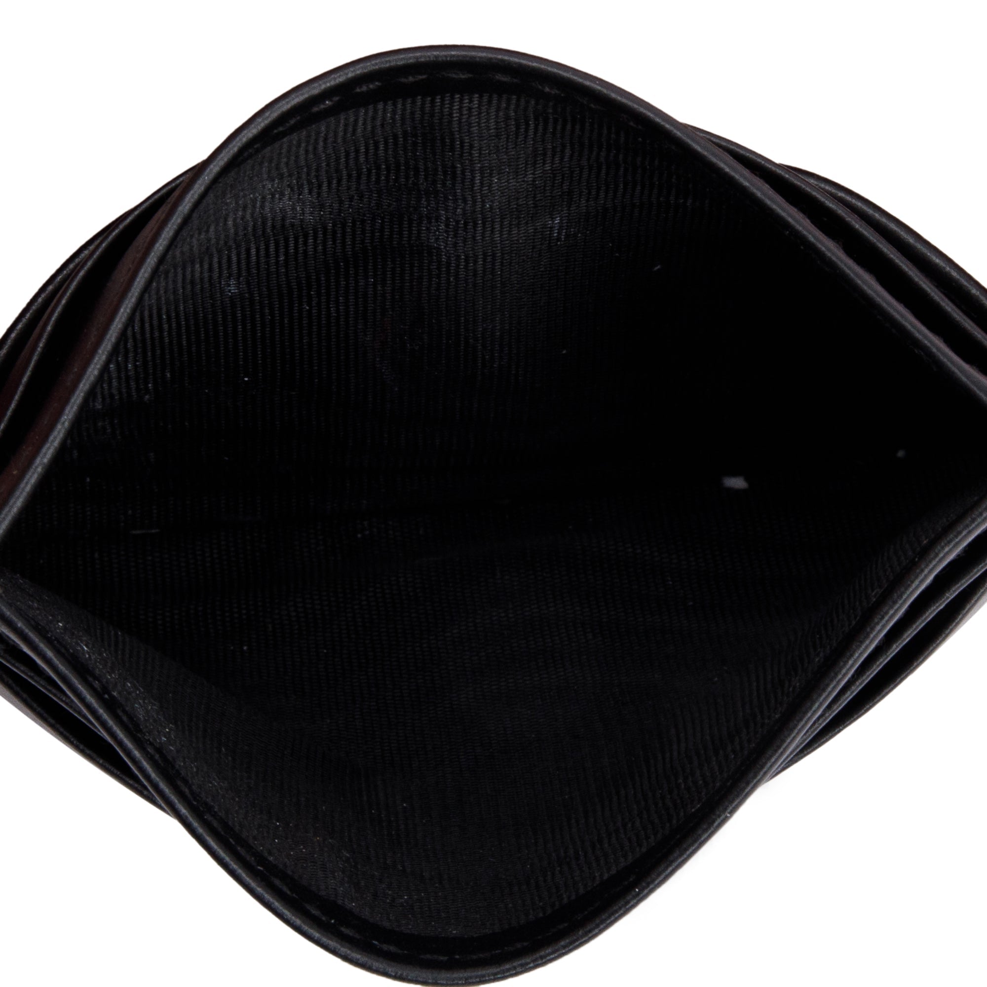 Dolce & Gabbana Black Calfskin Leather DG Logo Card Holder