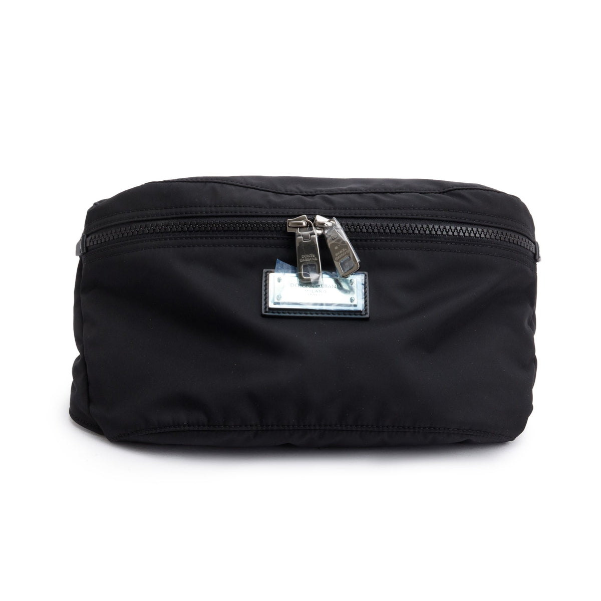 バッグ dolce&gabbana nlyon bag Dolce & Gabbana Black Nylon Logo Belt Bag w/ Box