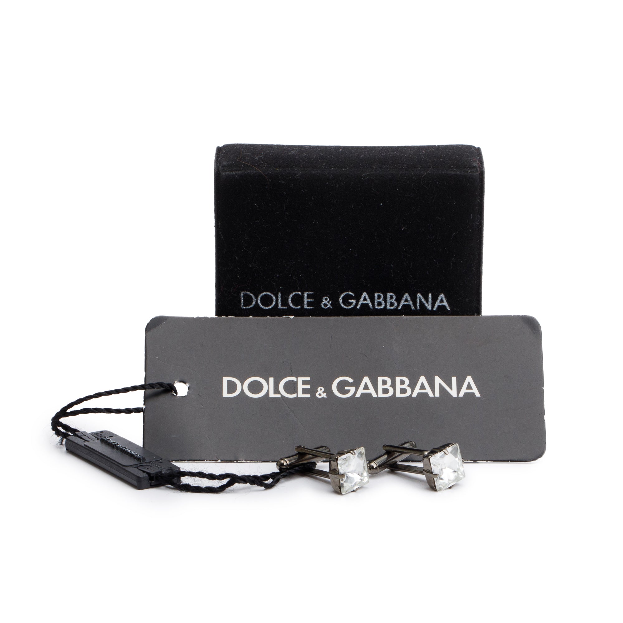 Dolce & Gabbana Crystal Cufflinks