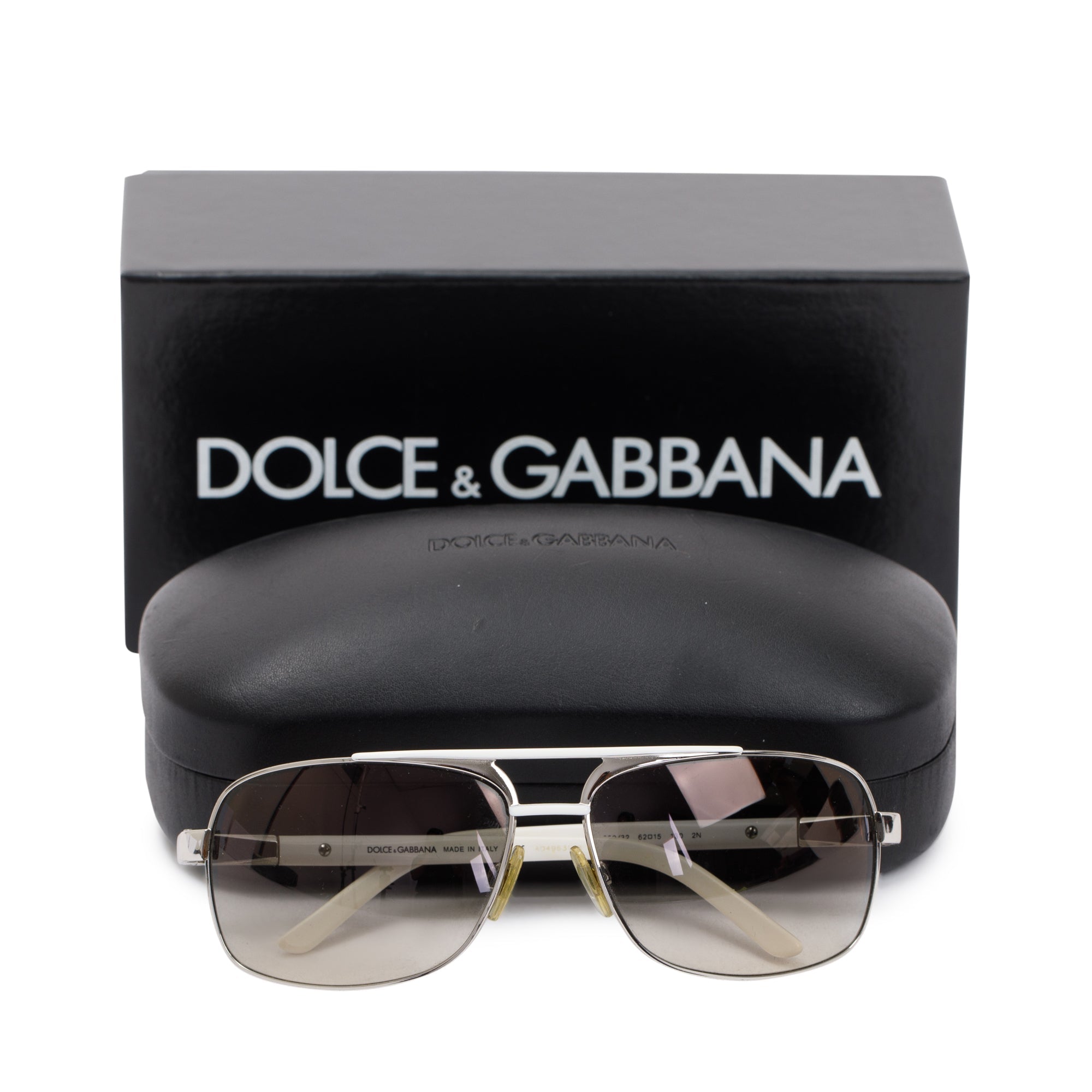 Dolce & Gabbana DG2049 Aviator Sunglasses w/ Box & Case