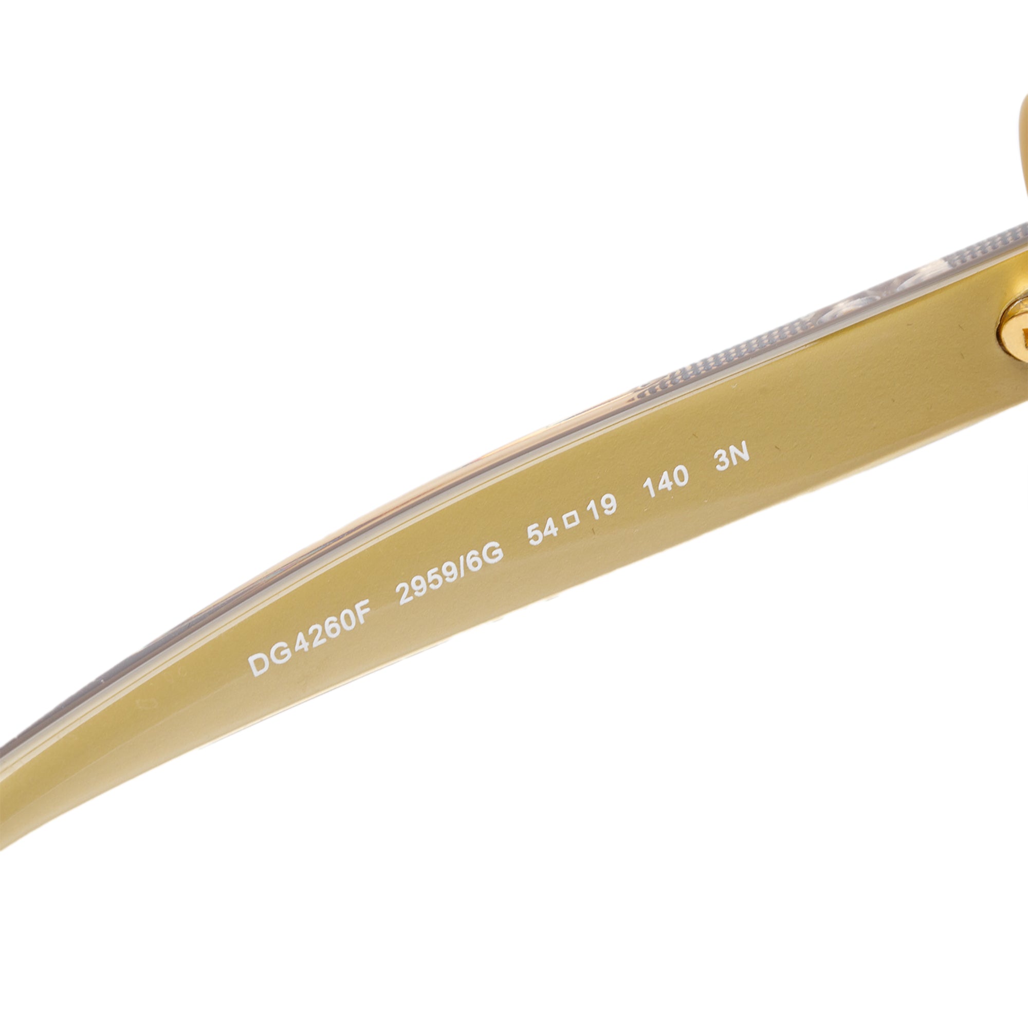 Dolce & Gabbana DG4260/F Grey/Gold Acetate Cat-Eye Sunglasses w/ Case