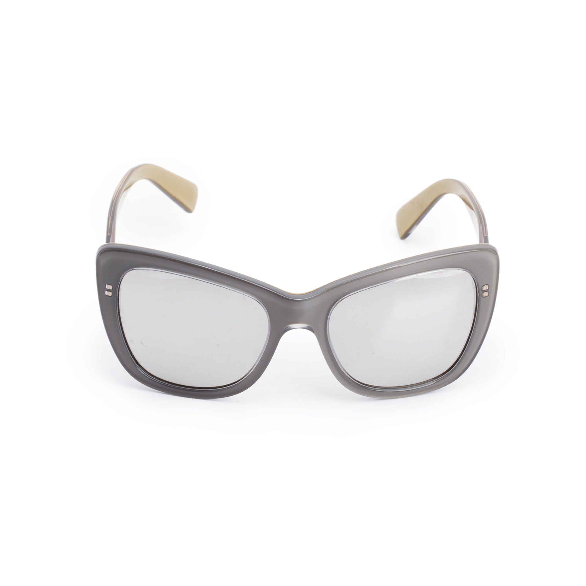 Dolce & Gabbana DG4260/F Grey/Gold Acetate Cat-Eye Sunglasses w/ Case