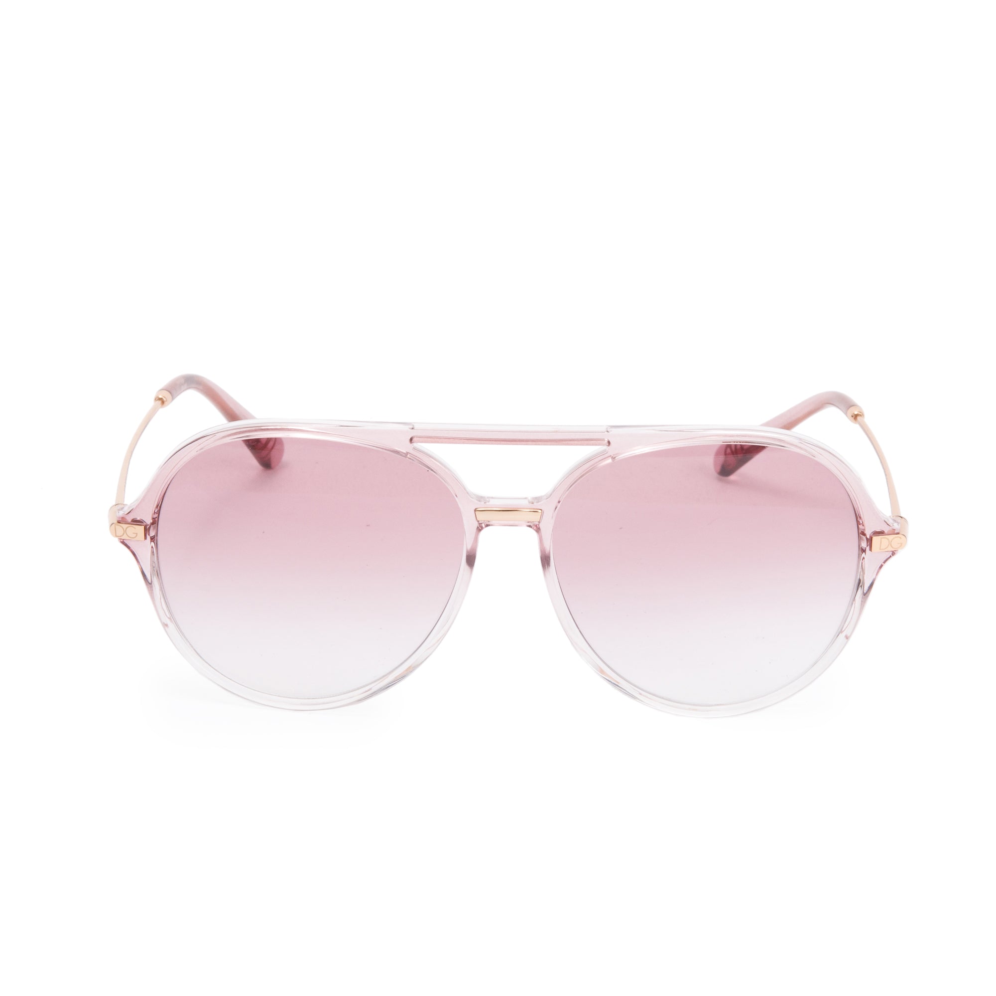Dolce & Gabbana DG6159 Pink Acetate Thin Profile Sunglasses w/ Case