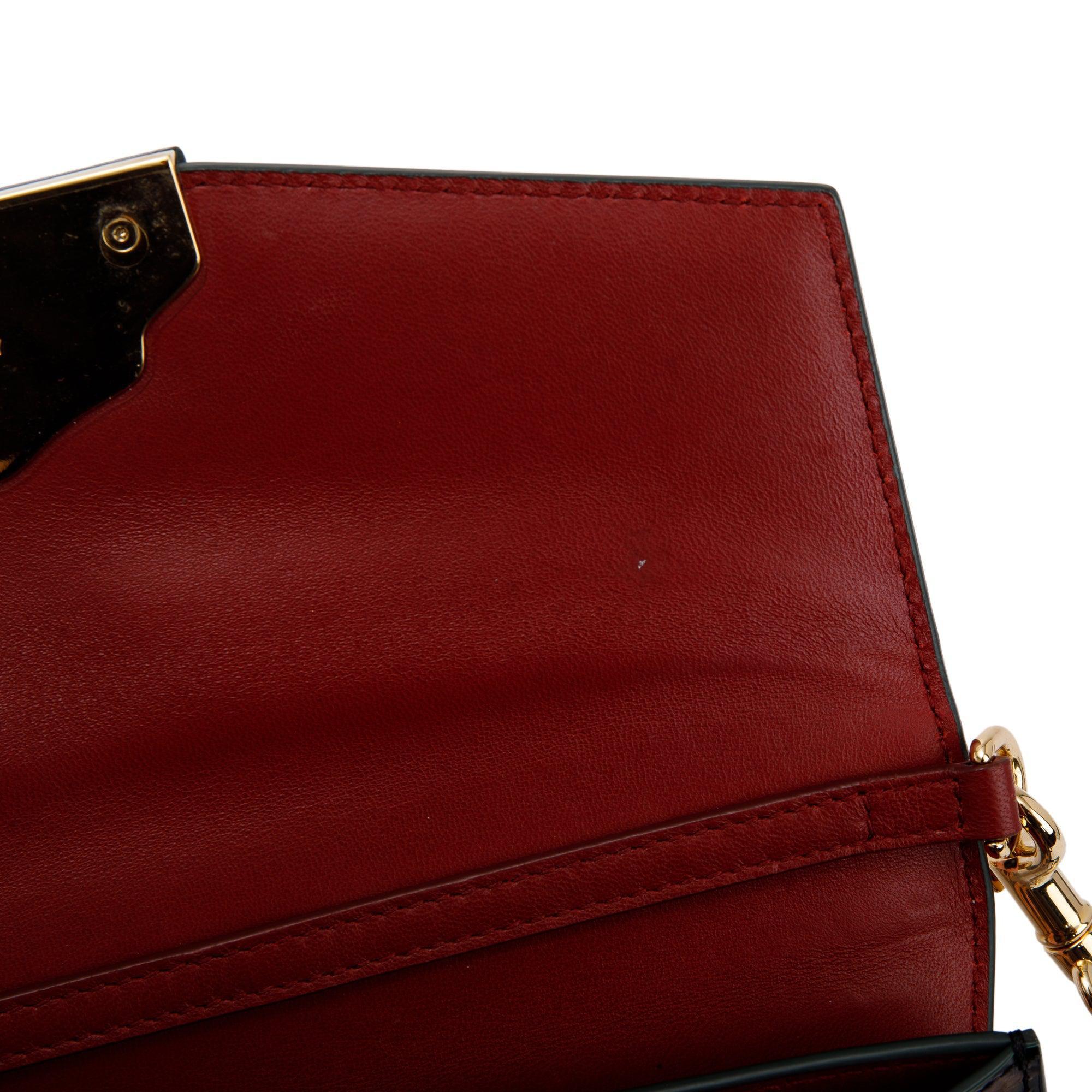 Dolce & Gabbana Embellished Leather Lucia Shoulder Bag