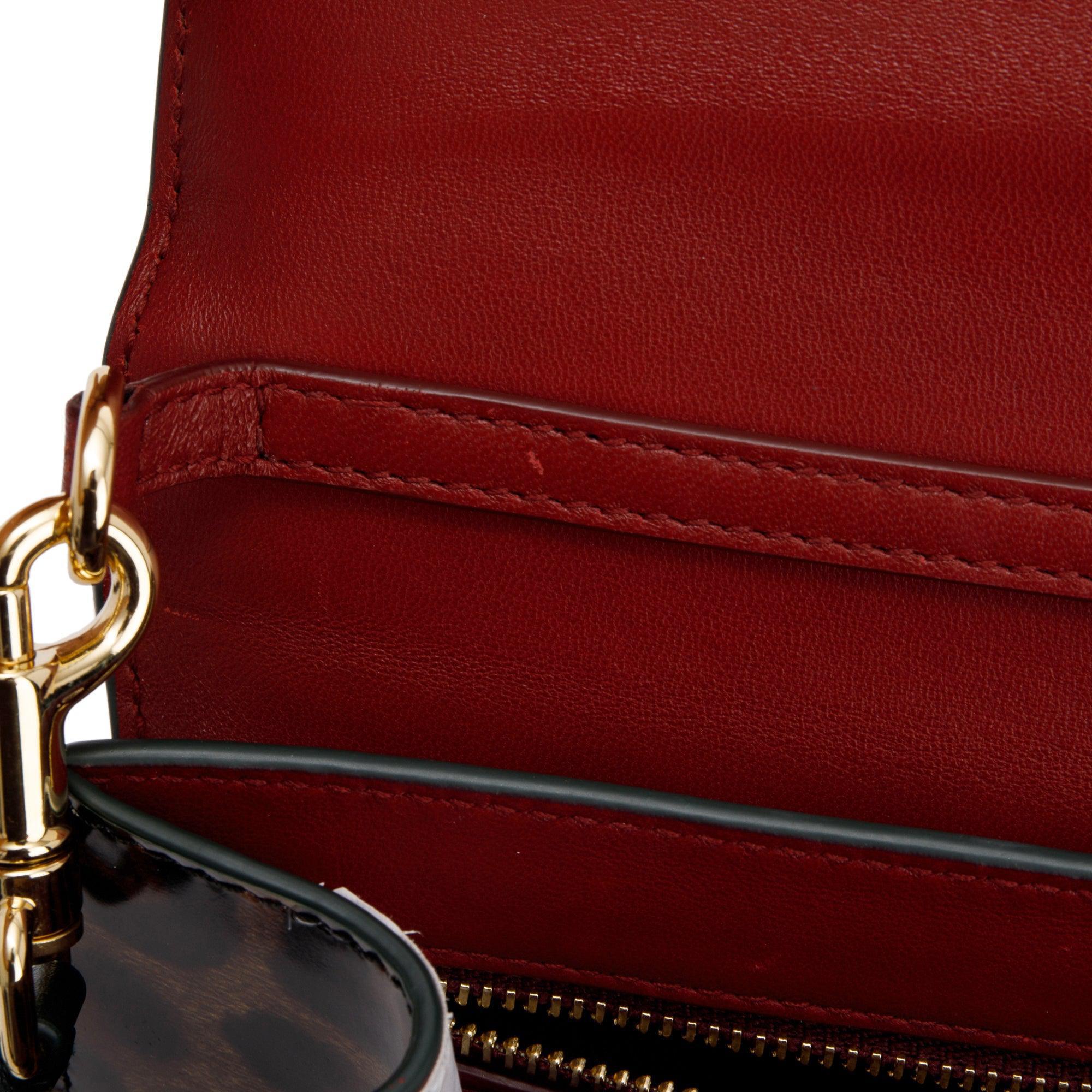 Dolce & Gabbana Embellished Leather Lucia Shoulder Bag