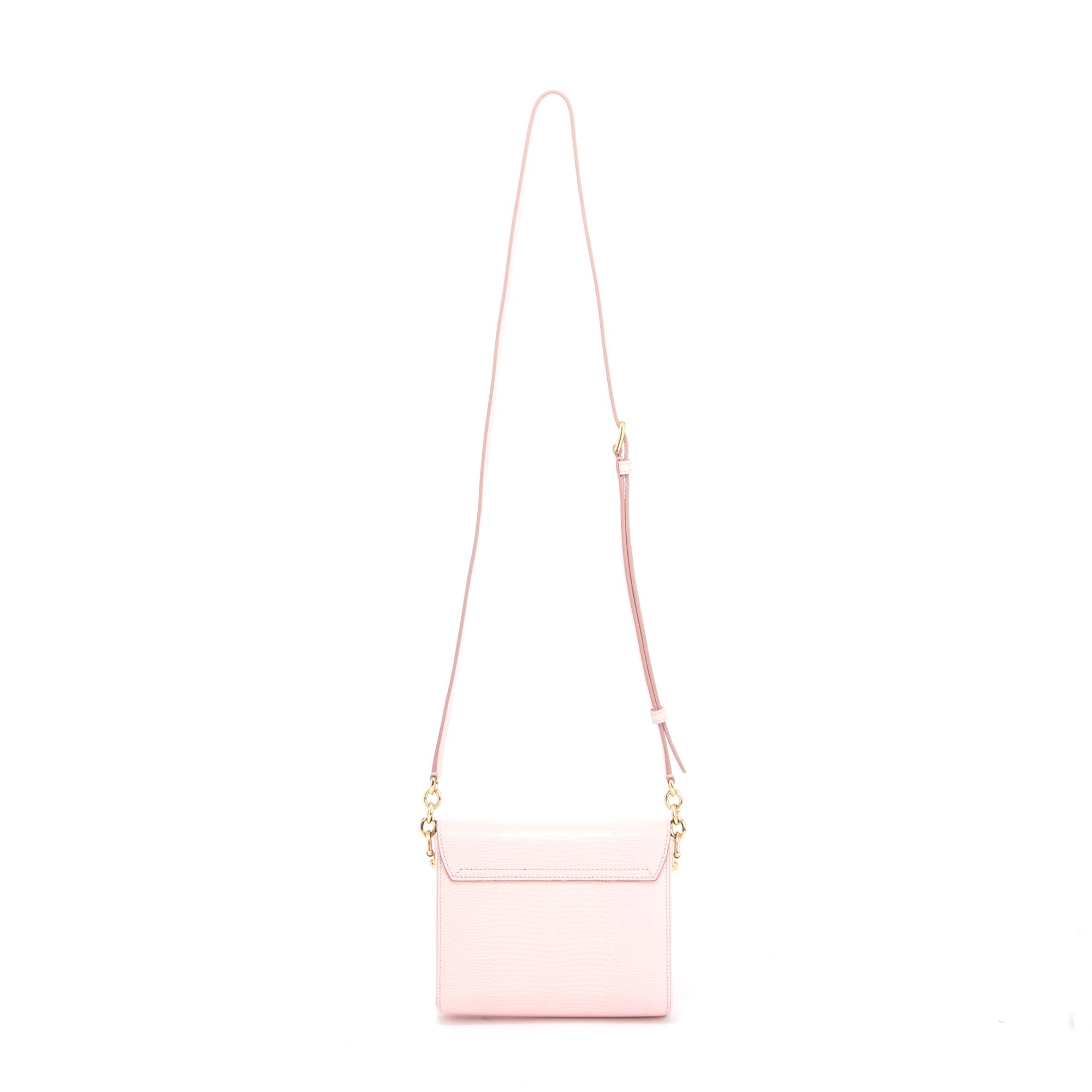 Dolce & Gabbana Lizard Embossed DG Millennials Mini Crossbody Bag