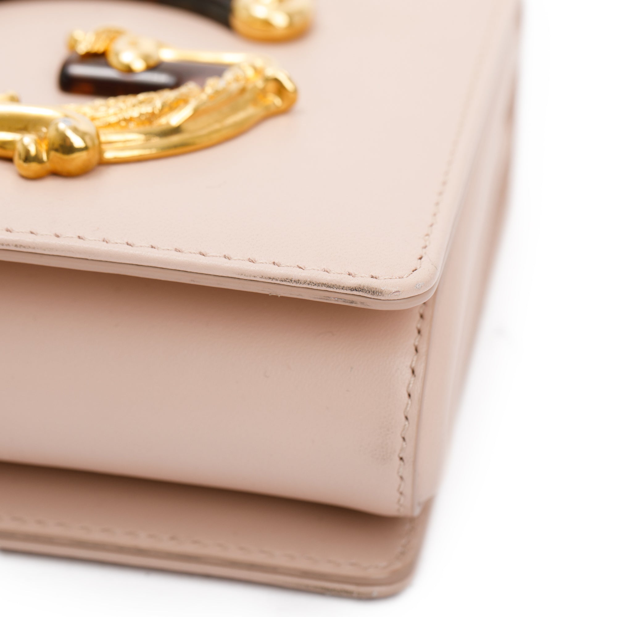 Dolce & Gabbana Pink Nappa Leather DG Girls Crossbody Bag w/ Authenticity Card