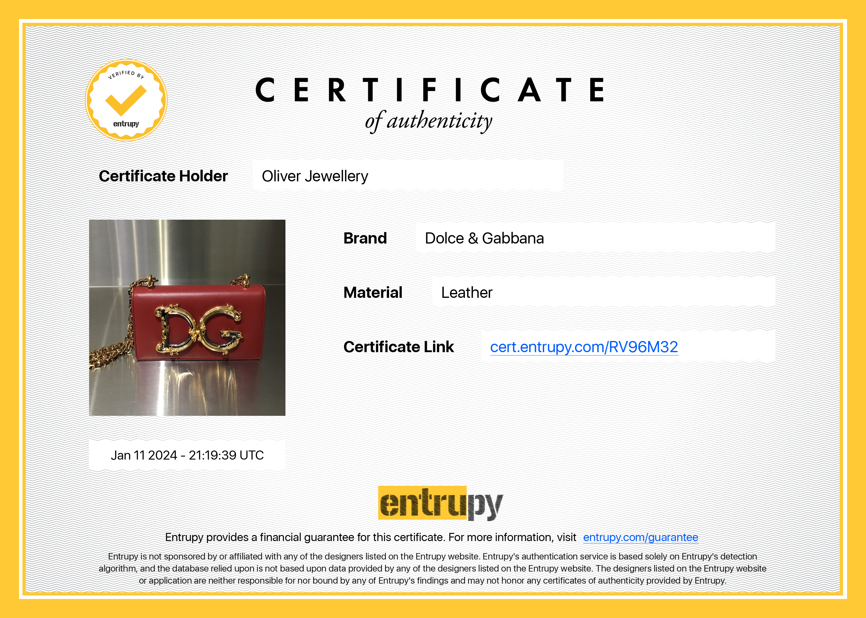 Dolce & Gabbana Red Calfskin Leather DG Girls Phone Crossbody Bag