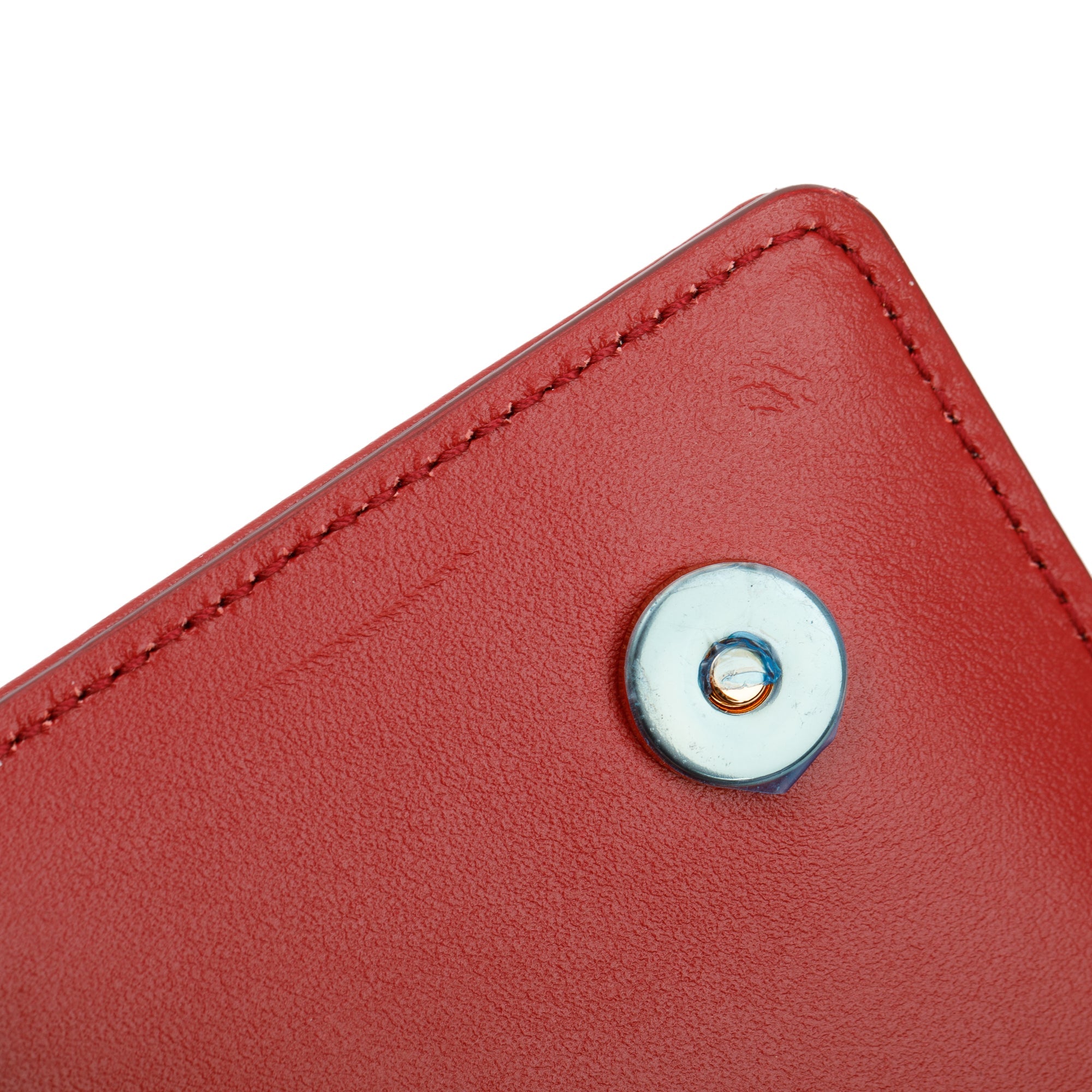 Dolce & Gabbana Red Calfskin Leather DG Girls Phone Crossbody Bag