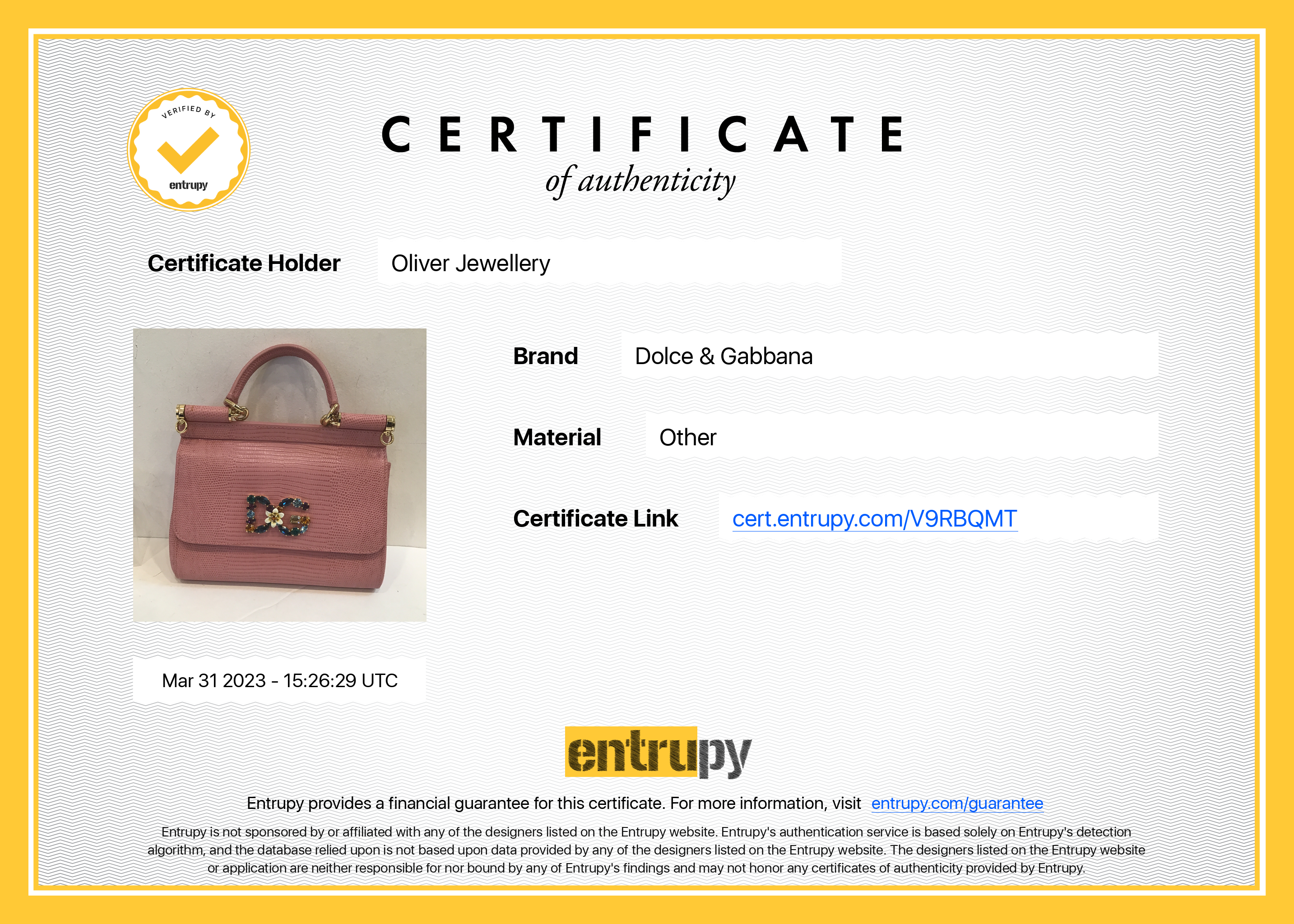 Dolce & Gabbana Small Lizard Embossed Sicily Bag w/ Strap