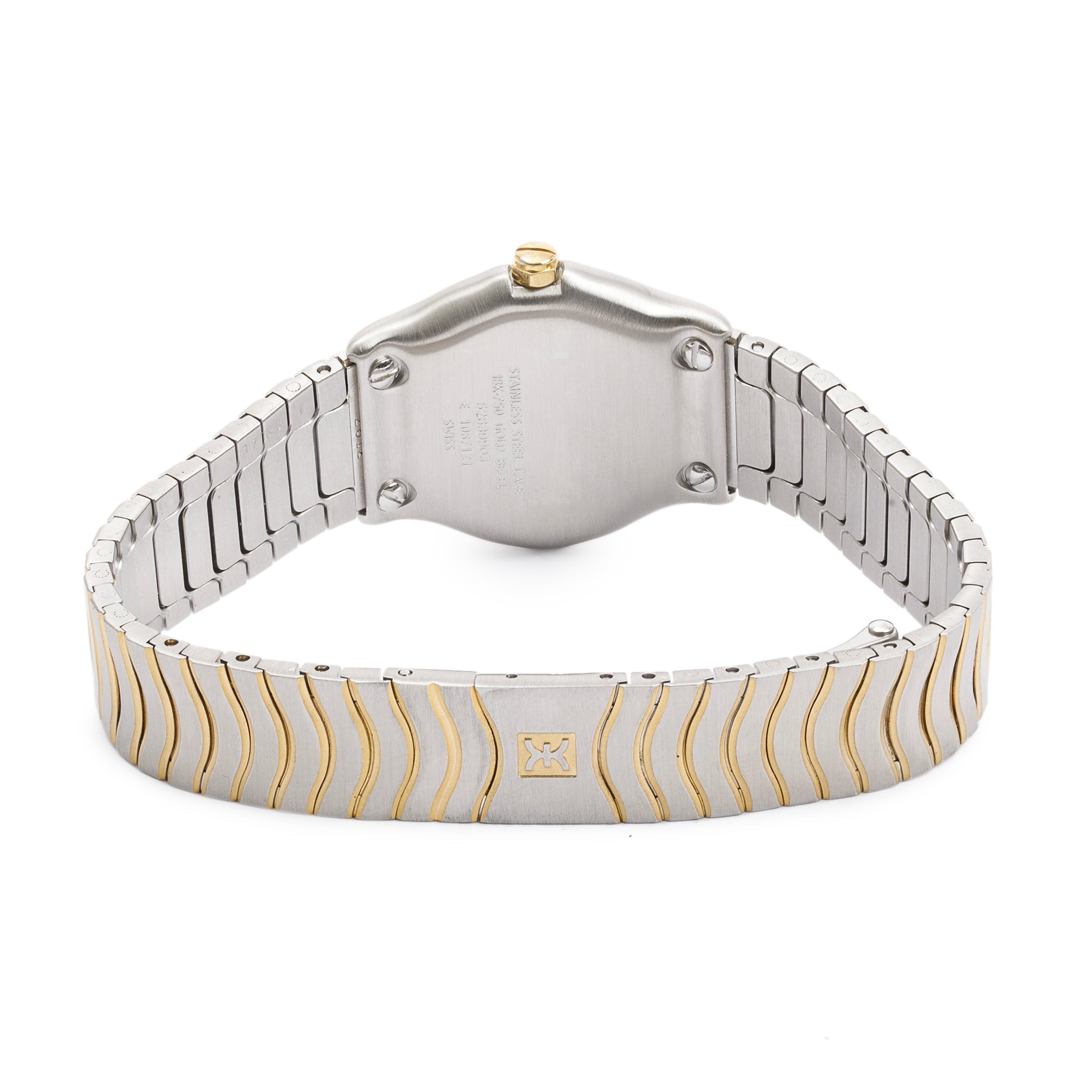 Ebel Stainless Steel & 18k Yellow Gold Sportwave 26 MM Watch