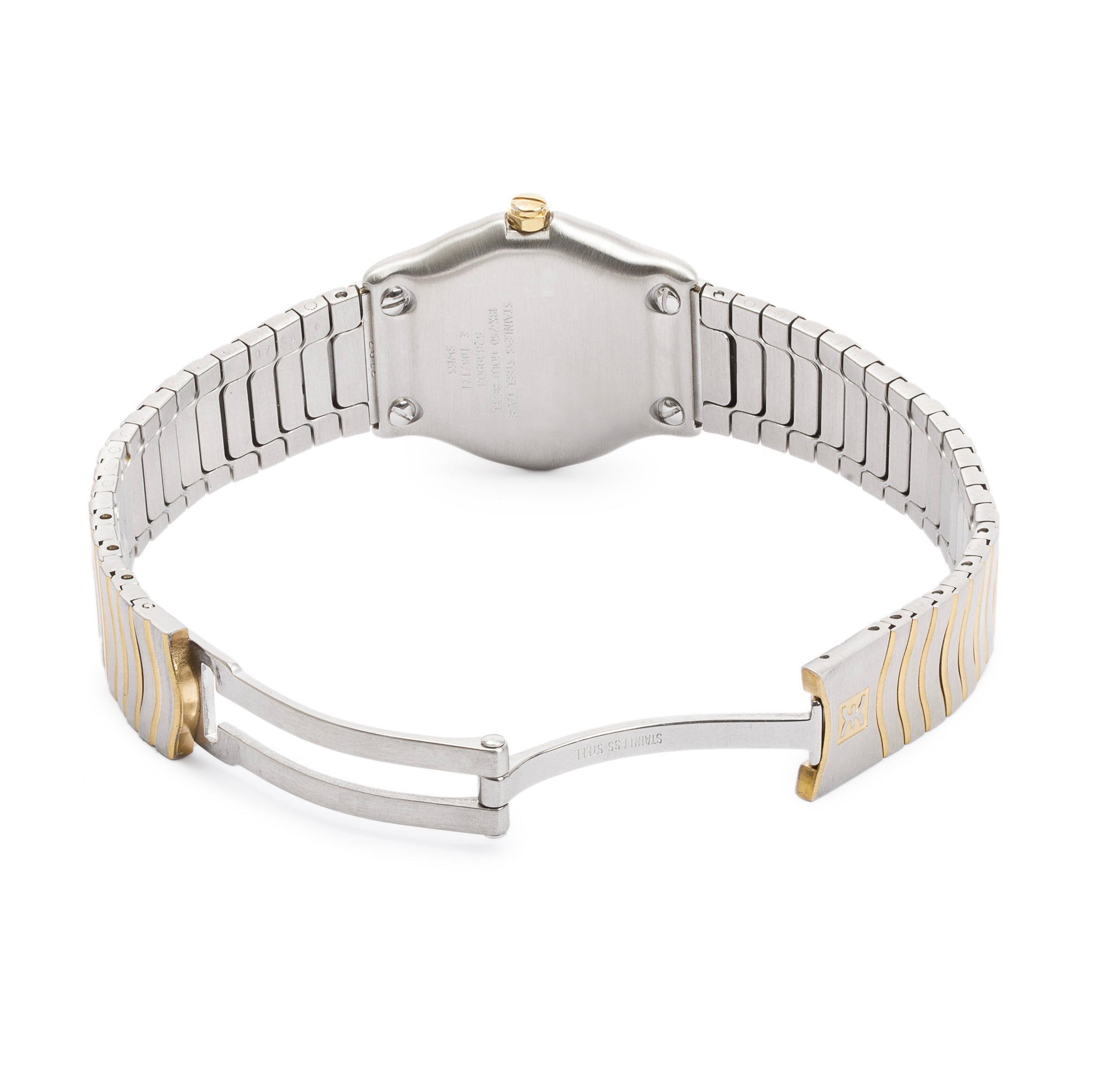 Ebel Stainless Steel & 18k Yellow Gold Sportwave 26 MM Watch