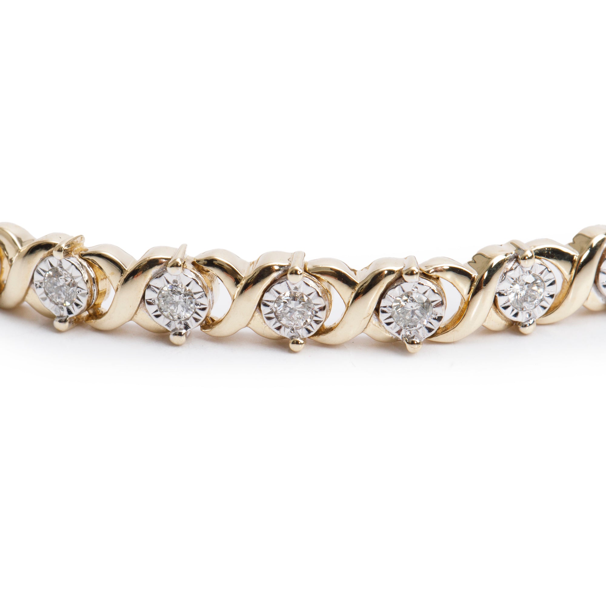 Effy 14k Yellow Gold 0.71 tcw. Diamond Bracelet
