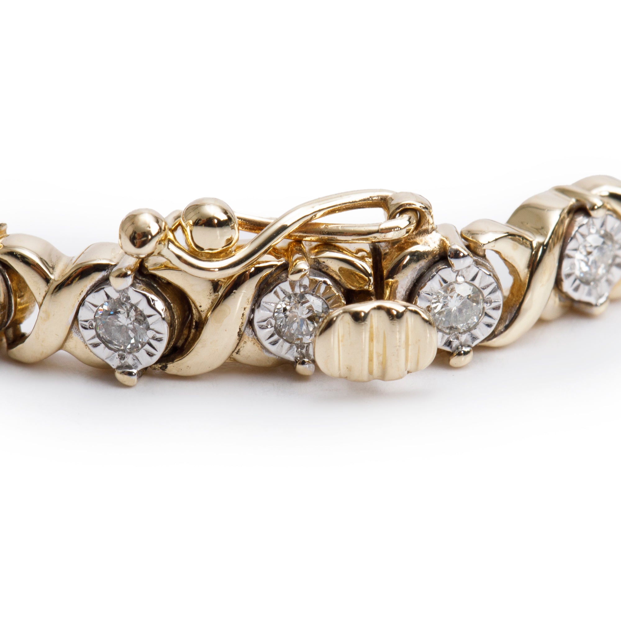Effy 14k Yellow Gold 0.71 tcw. Diamond Bracelet