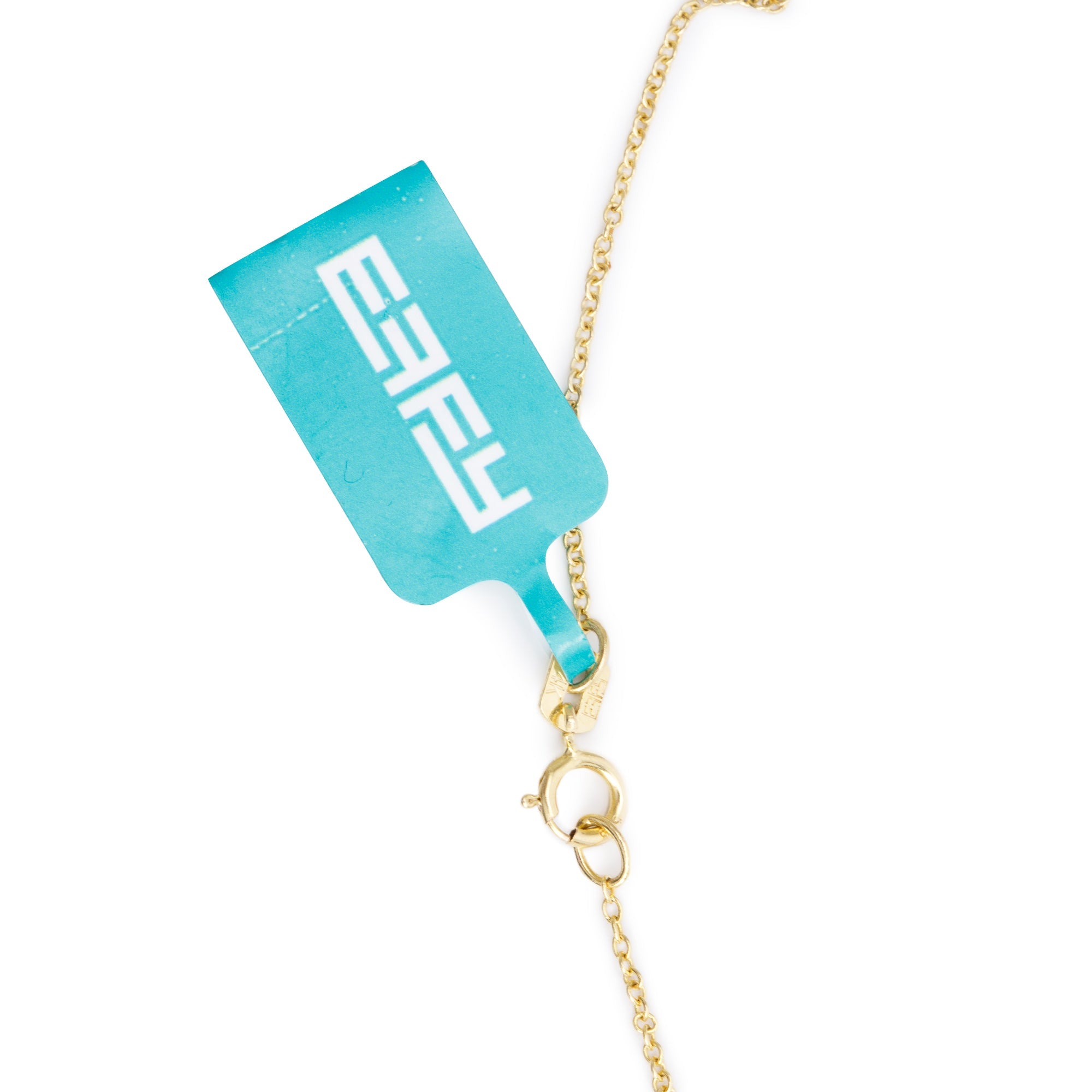 Effy 14k Yellow Gold Multicolor Topaz & Diamond Pendant Necklace w/ Box