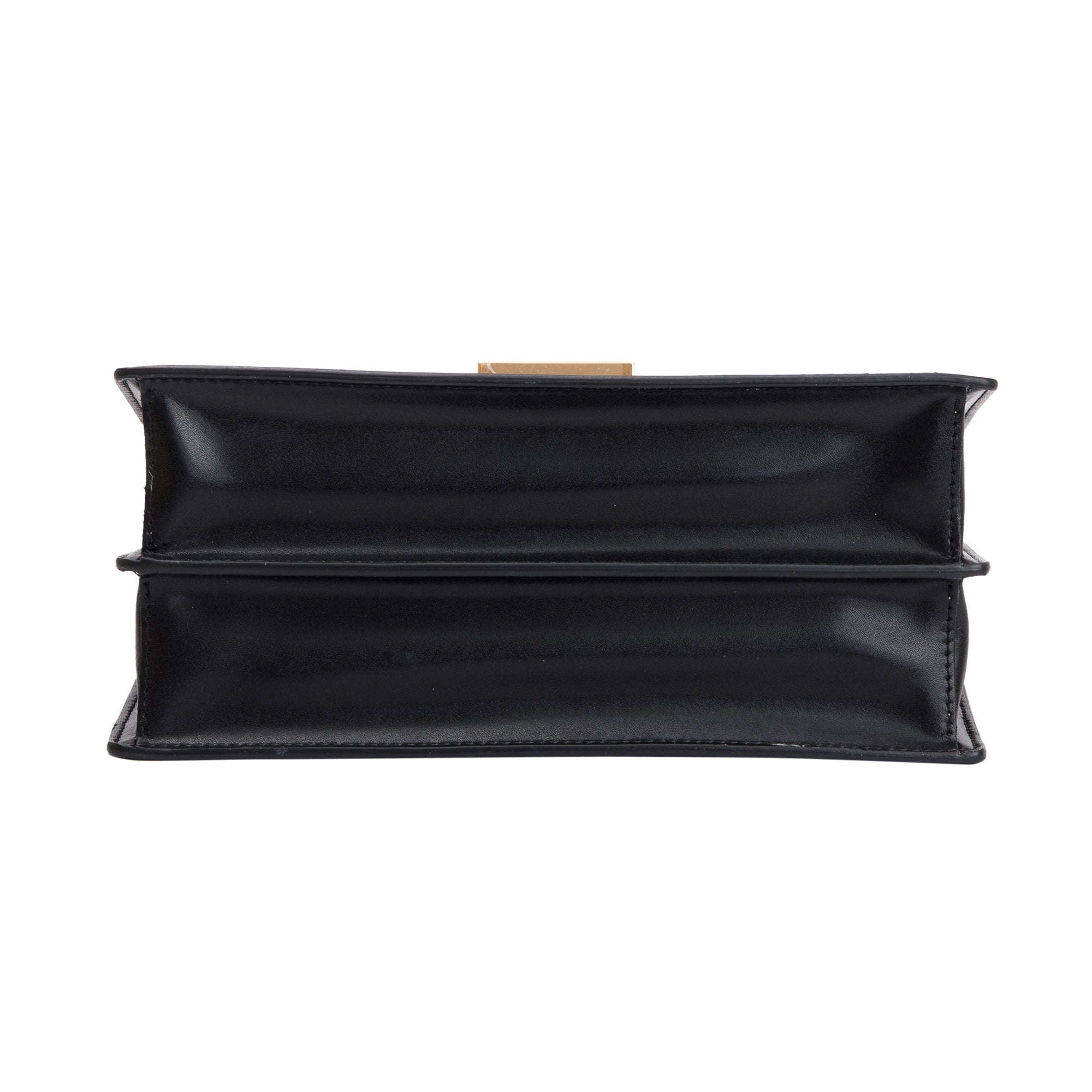 Fendi 2022 FF Embossed & Black Calfskin Leather Kan I Shoulder Bag w/ Box, Receipt & Strap