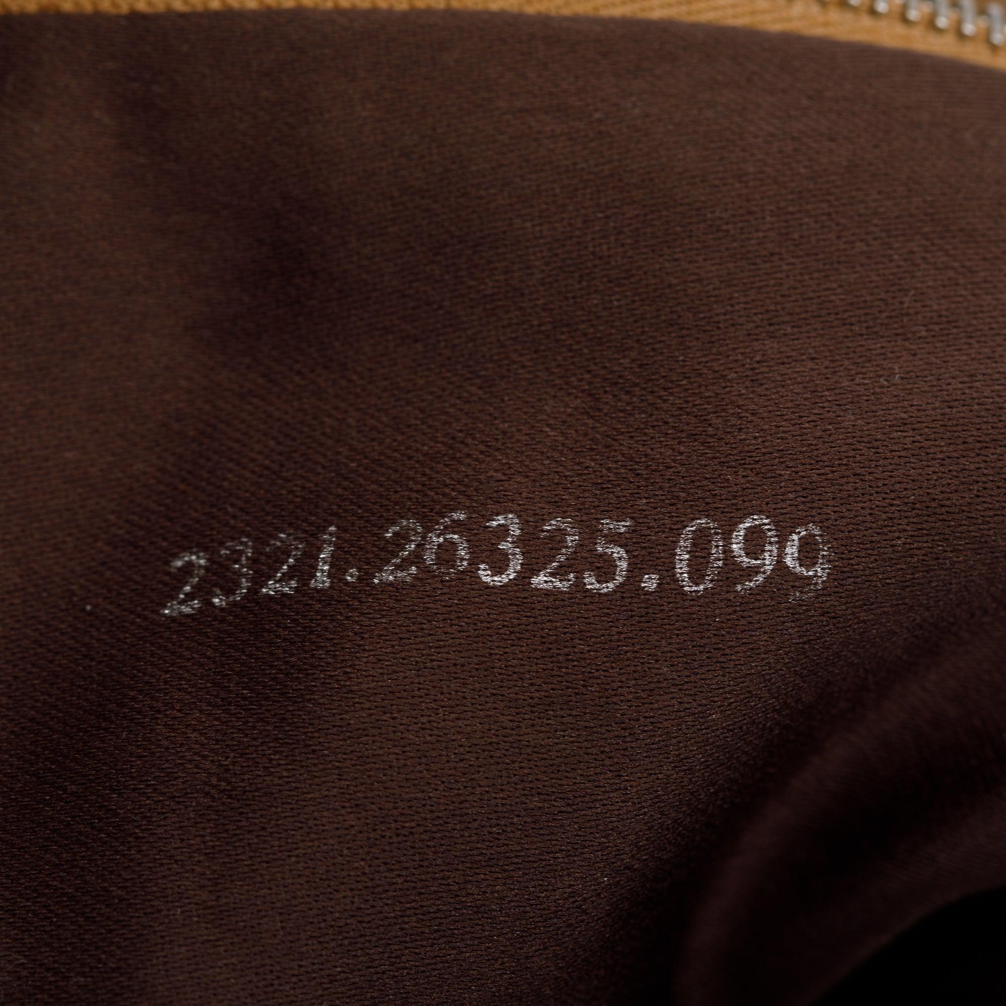 Fendi Beige Wool Tan Leather Trim Mama Forever Baguette Shoulder Bag