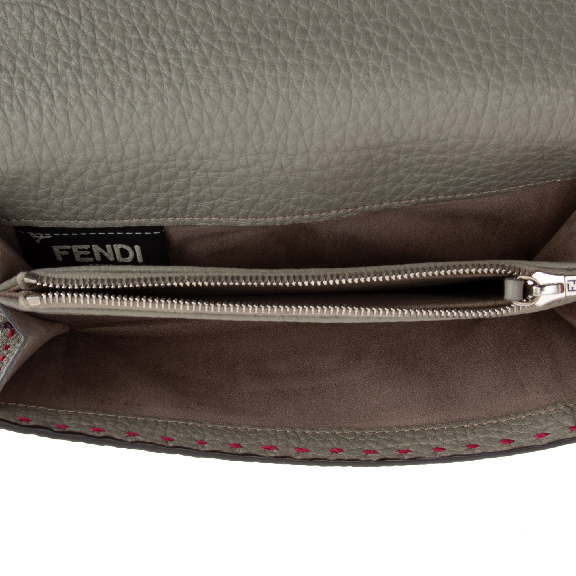 Fendi Bicolor Selleria Peekaboo Continental Wallet w/ Box