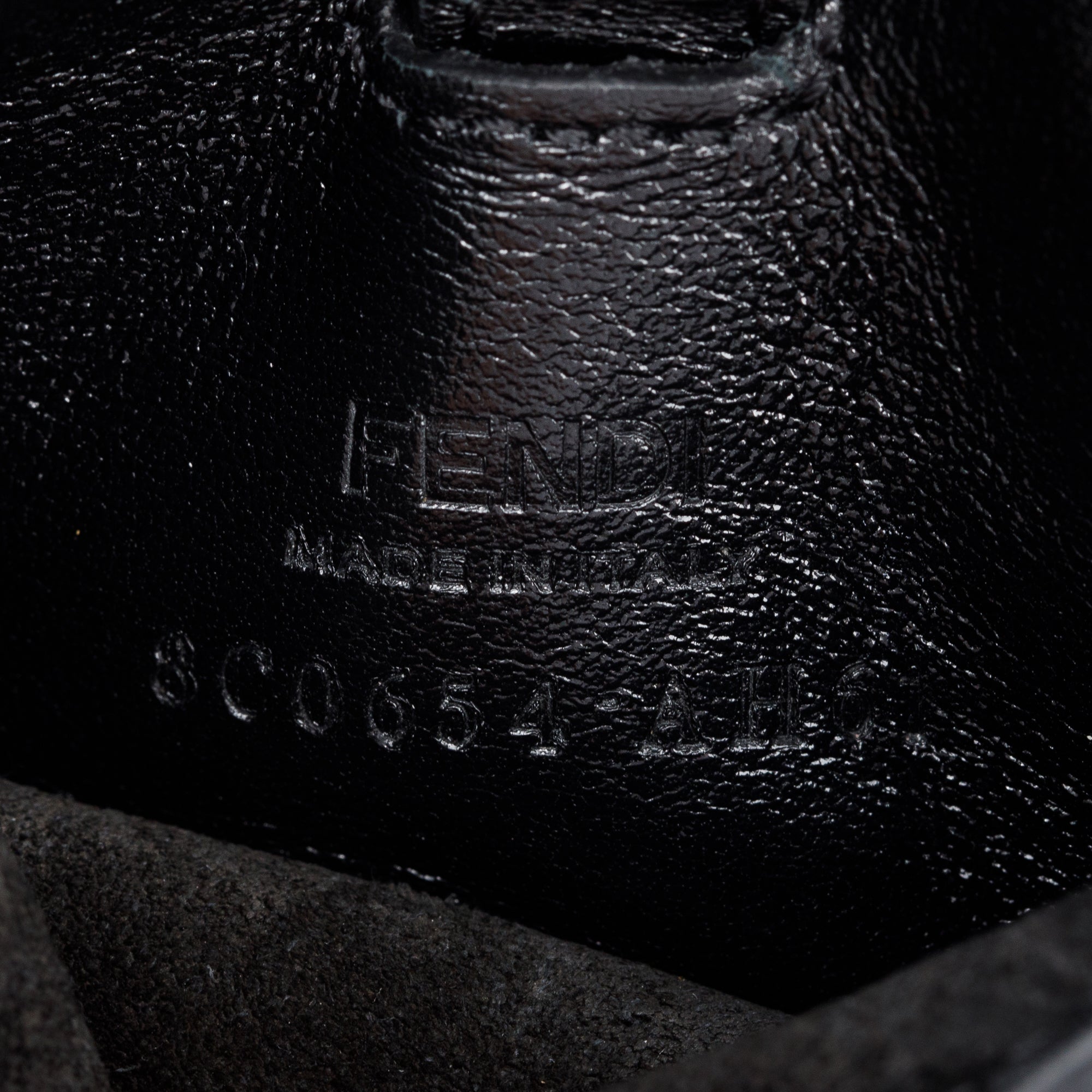 Fendi Black Calfskin Leather Utility Tool Belt Pouch