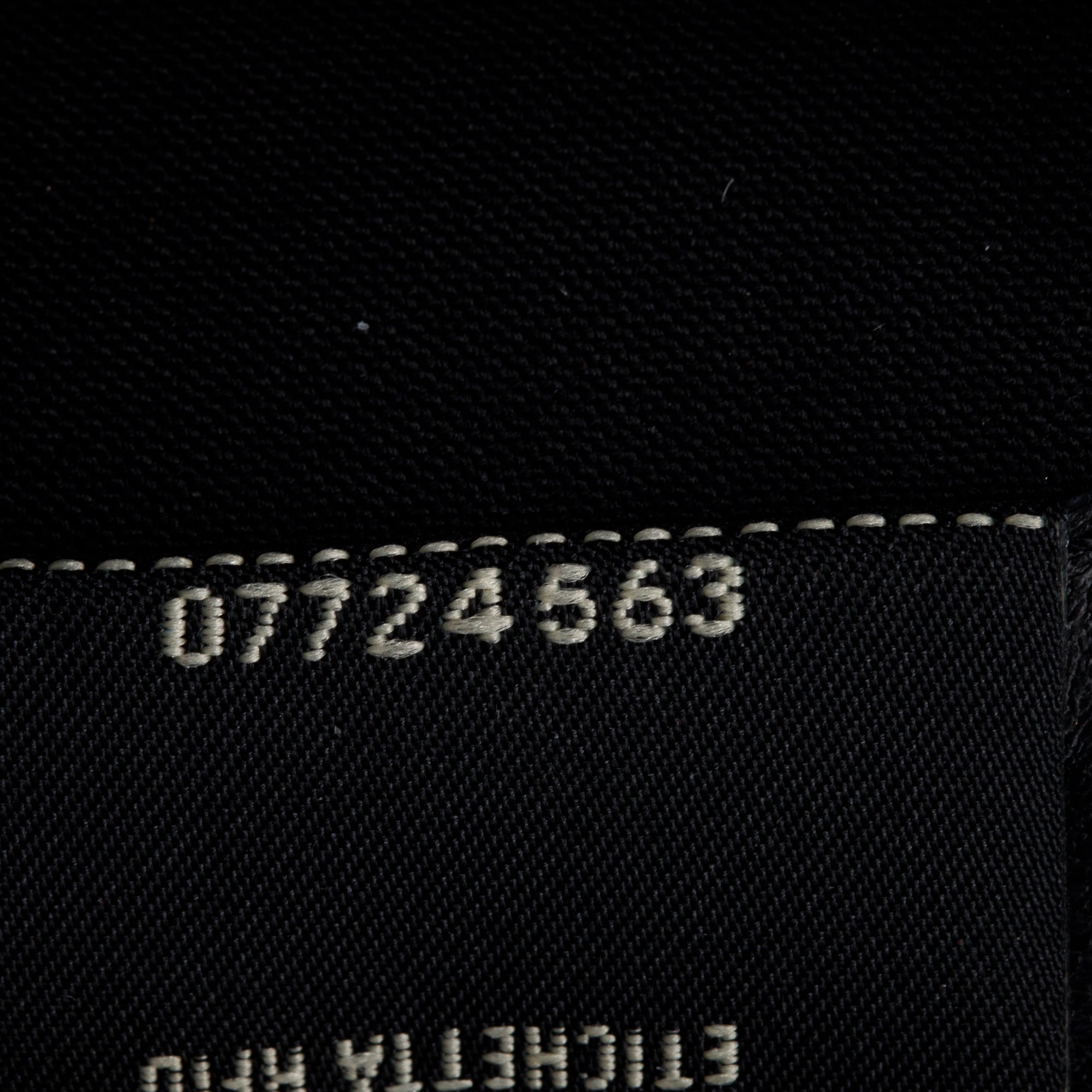 Fendi Black FF Embossed Leather Micro Trifold Wallet w/ Box