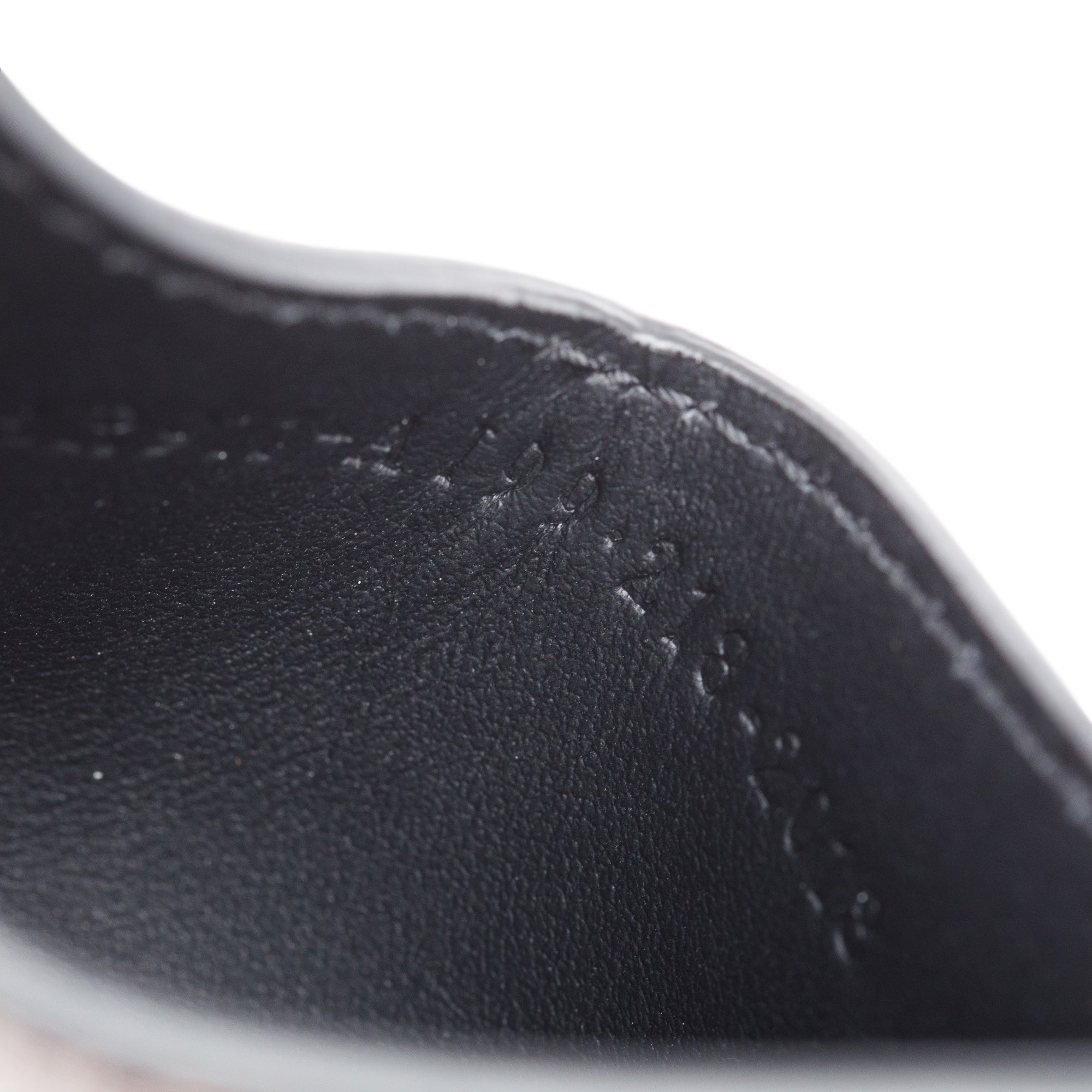 Fendi Black Leather FF Zucca Canvas Card Case w/ Box