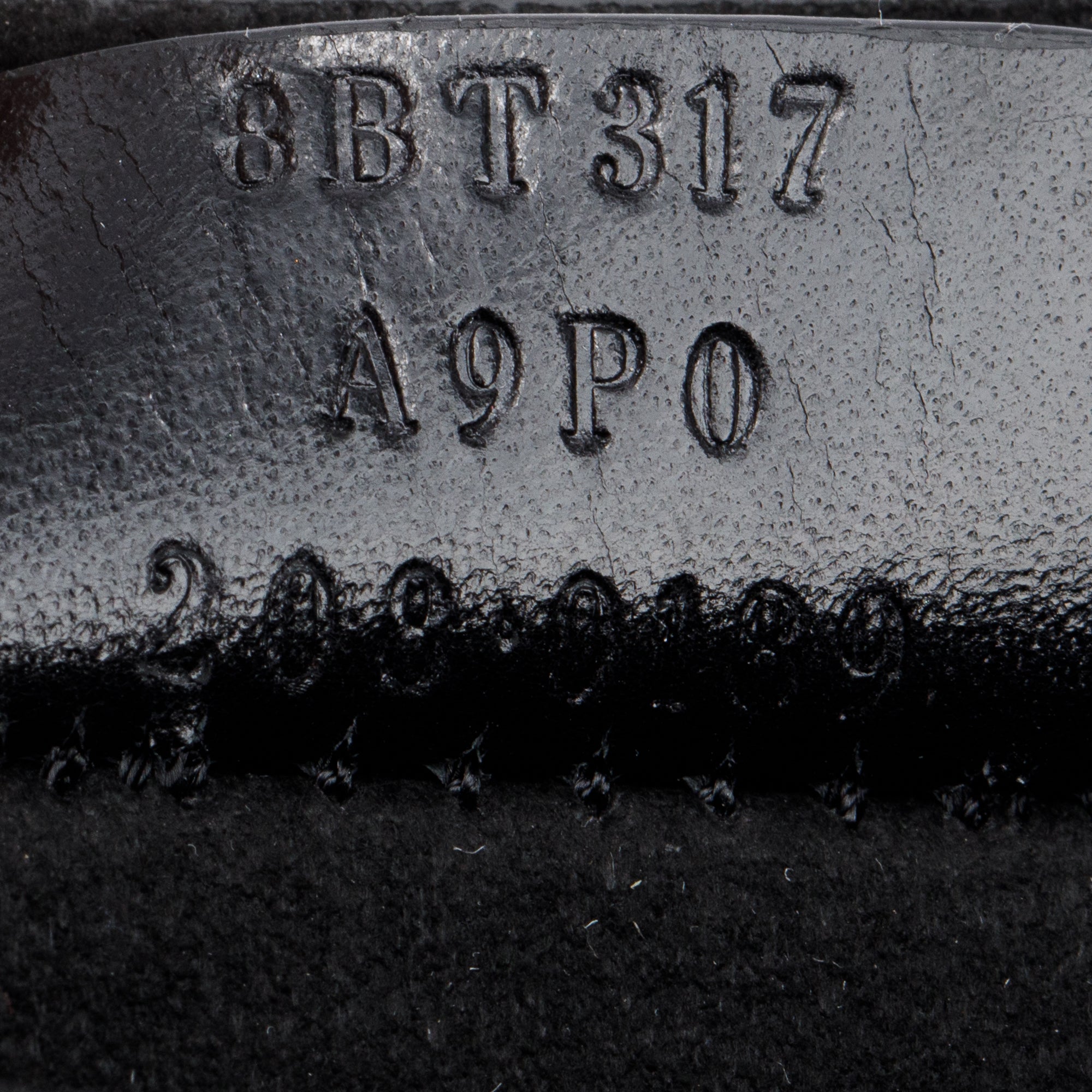 Fendi Black Snakeskin Fab Crossbody Bag