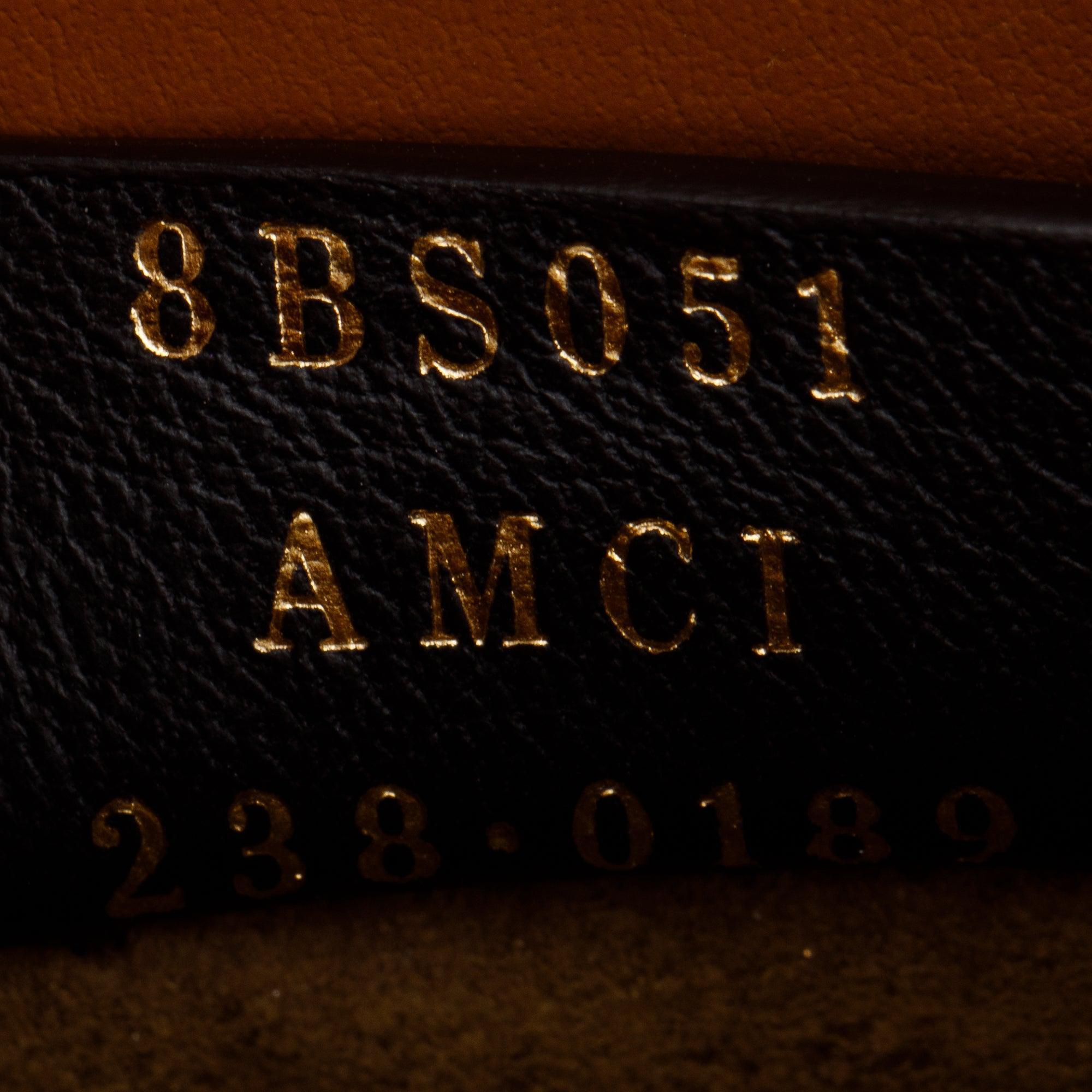 Fendi Brown FF Embossed Leather Mini Sunshine Shopper Tote