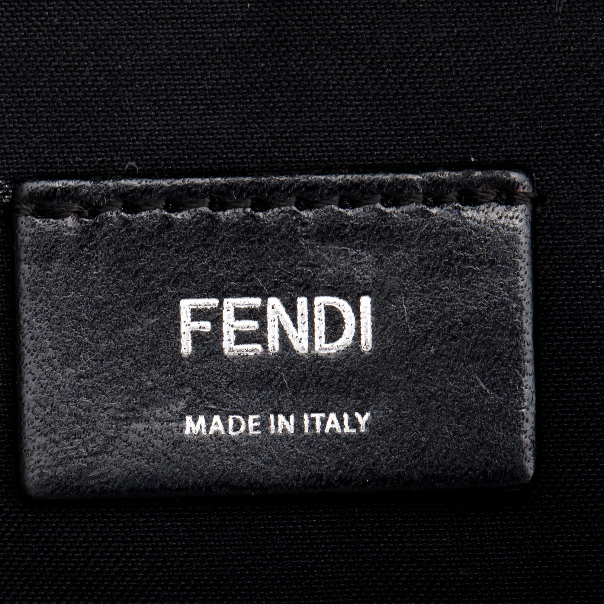 Fendi Brown FF Zucca Canvas Calfskin Leather 1974 Diagonal Belt Bag