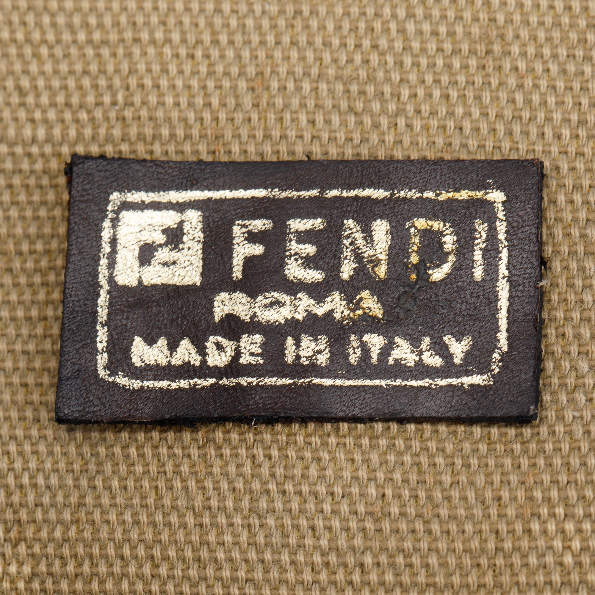 Fendi Brown FF Zucca FF Tennis Racket Cover