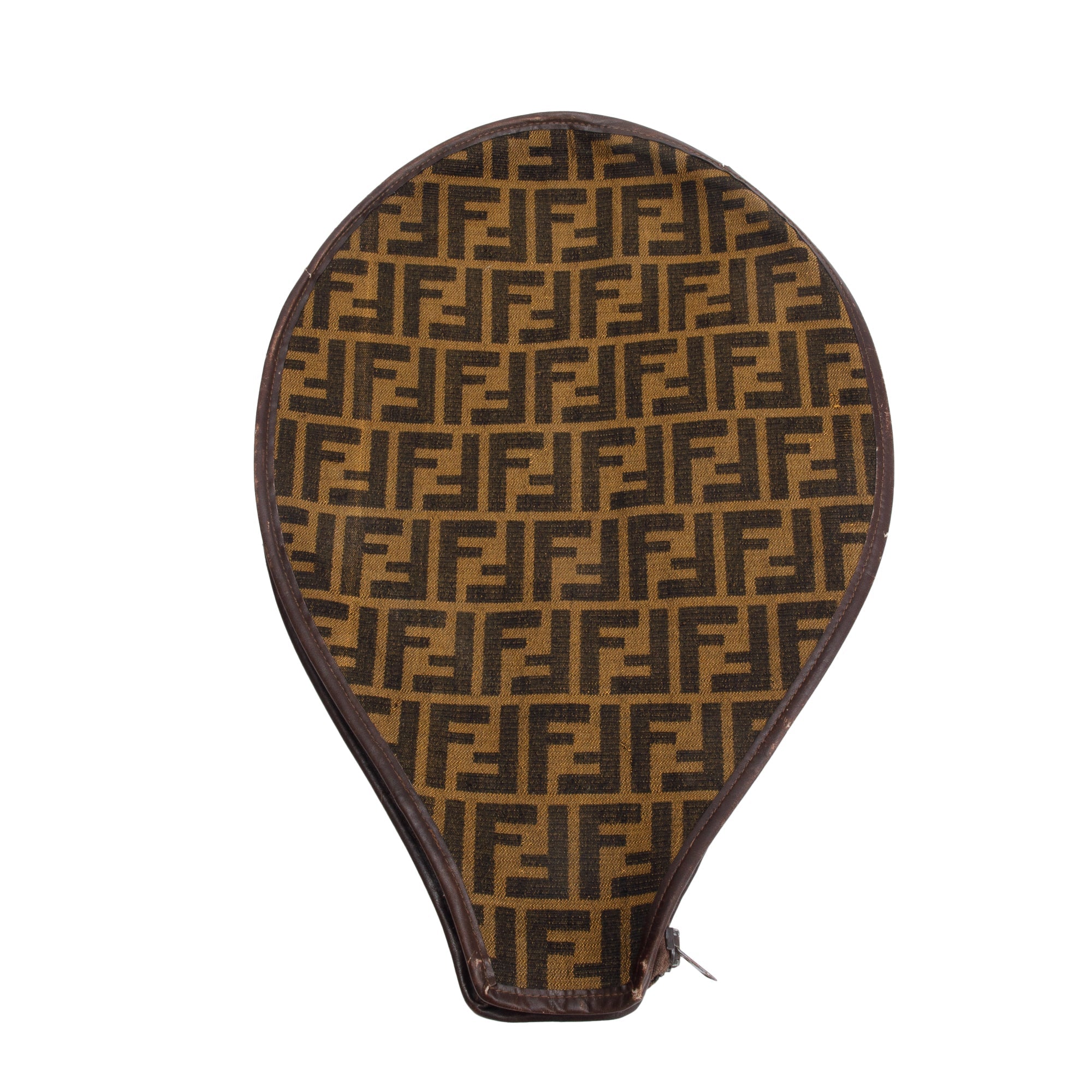 Fendi Brown FF Zucca FF Tennis Racket Cover